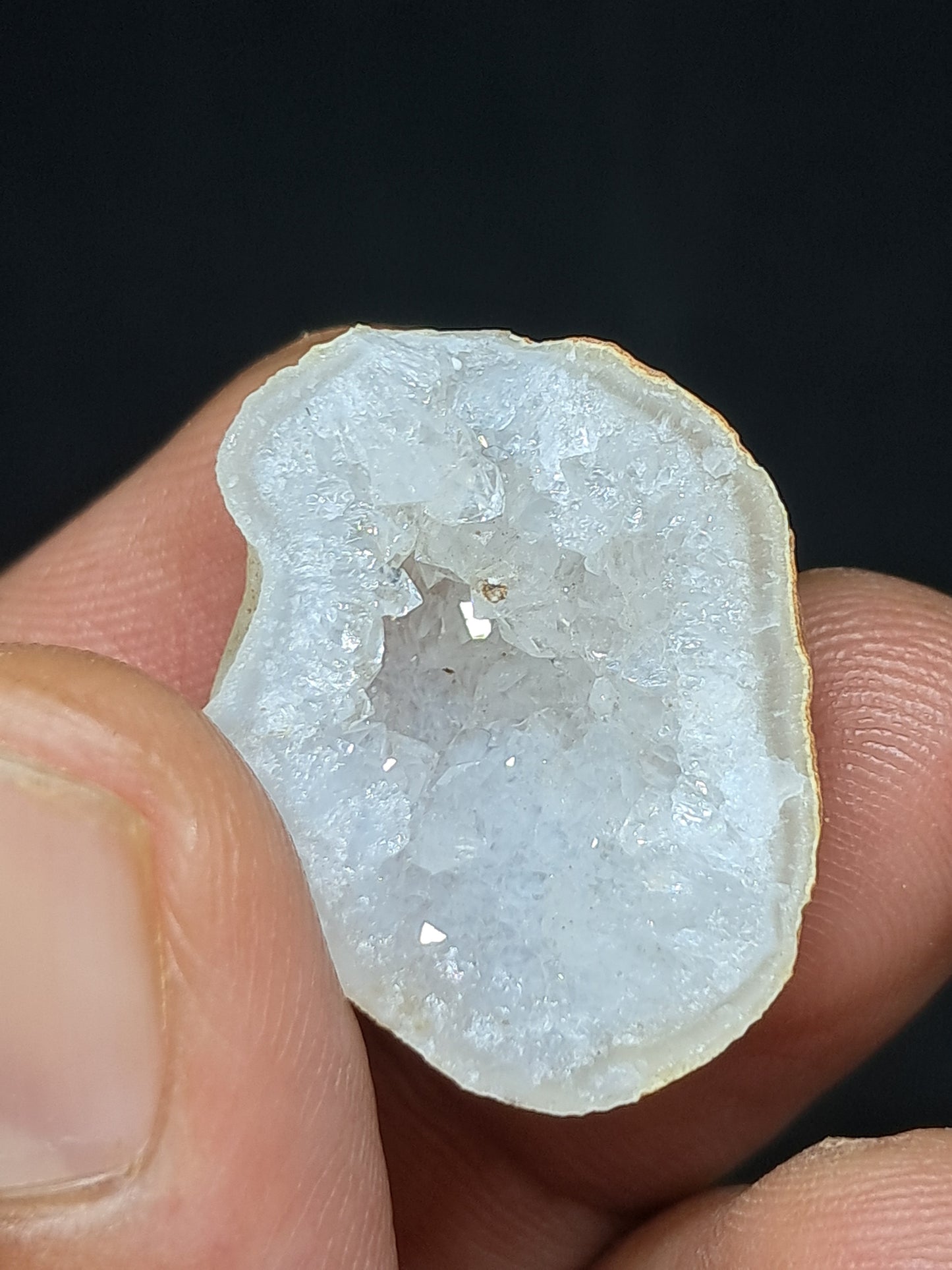 Quartz Geode (Ajanta) | Deep Cavity | Natural Crystal | Big Points #GD23