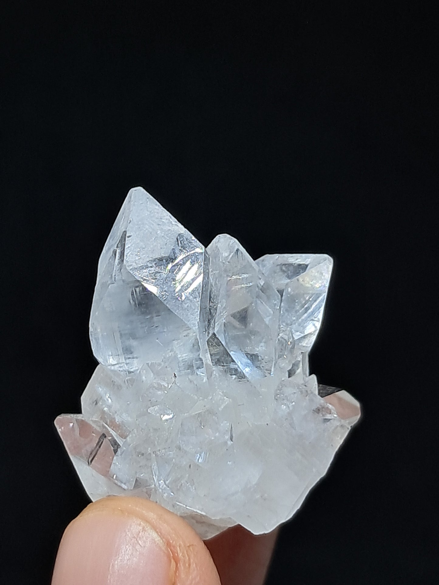 Clear Apophyllite Cluster (Ajanta) Natural Crystal | Mineral Specimen #AP53