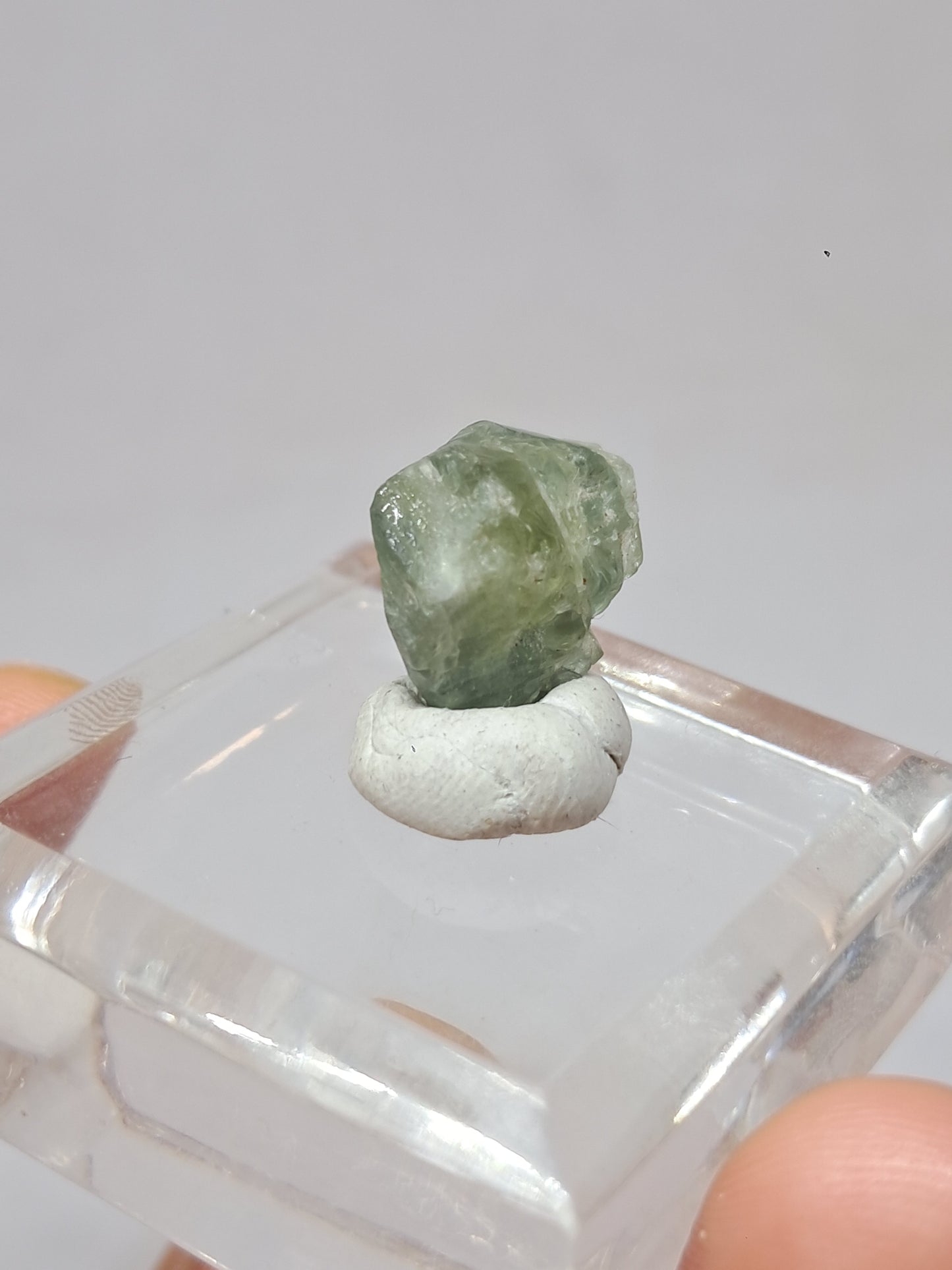 Natural Greenish-Blue *Teal* Sapphire Crystal (Karur) Rough Stone | Mineral Specimen #SP34