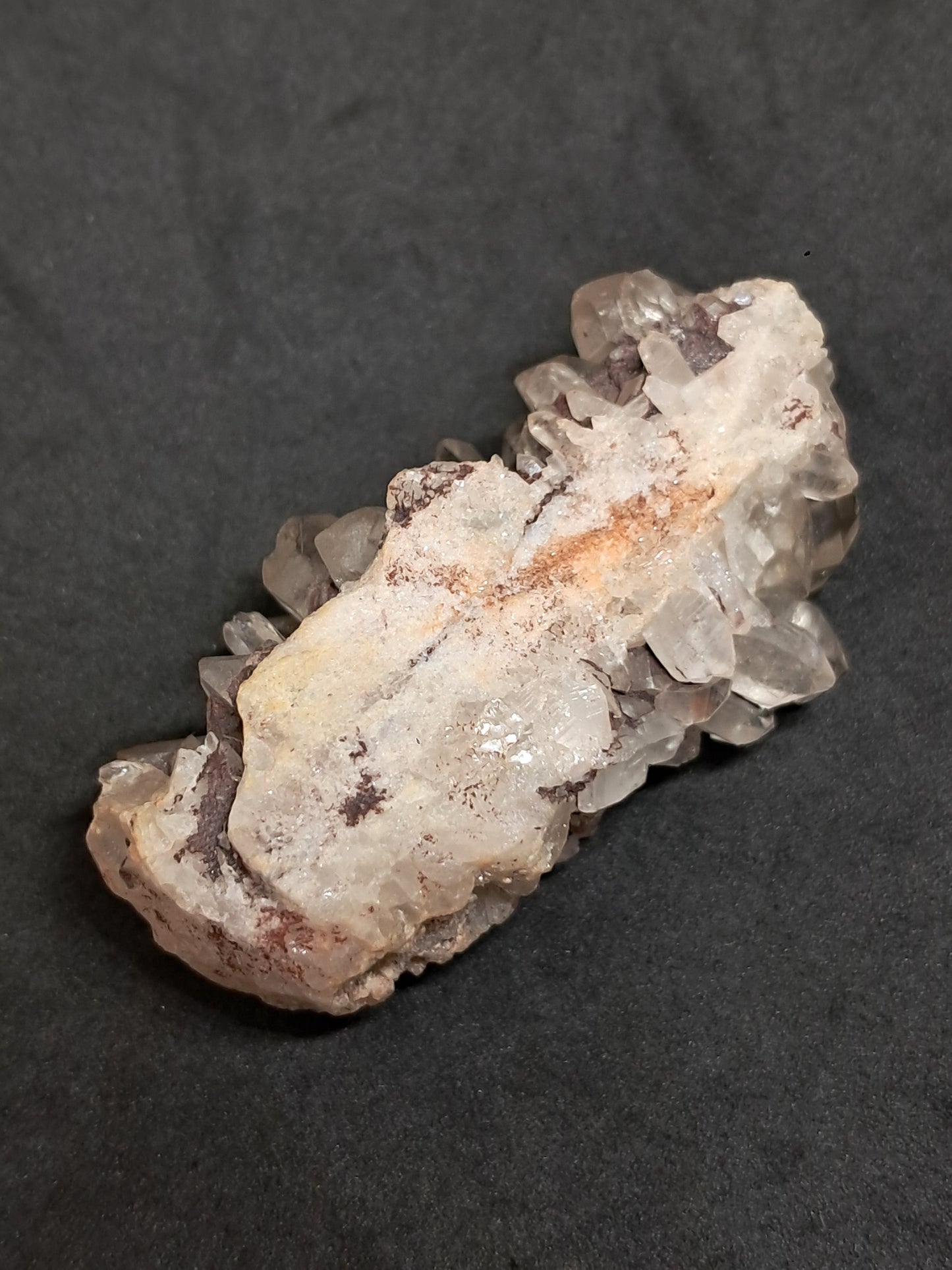 Himalayan Quartz Cluster w/ Hematite and Iron | Natural Crystal | Rough Stone | Mineral Specimen #CH48