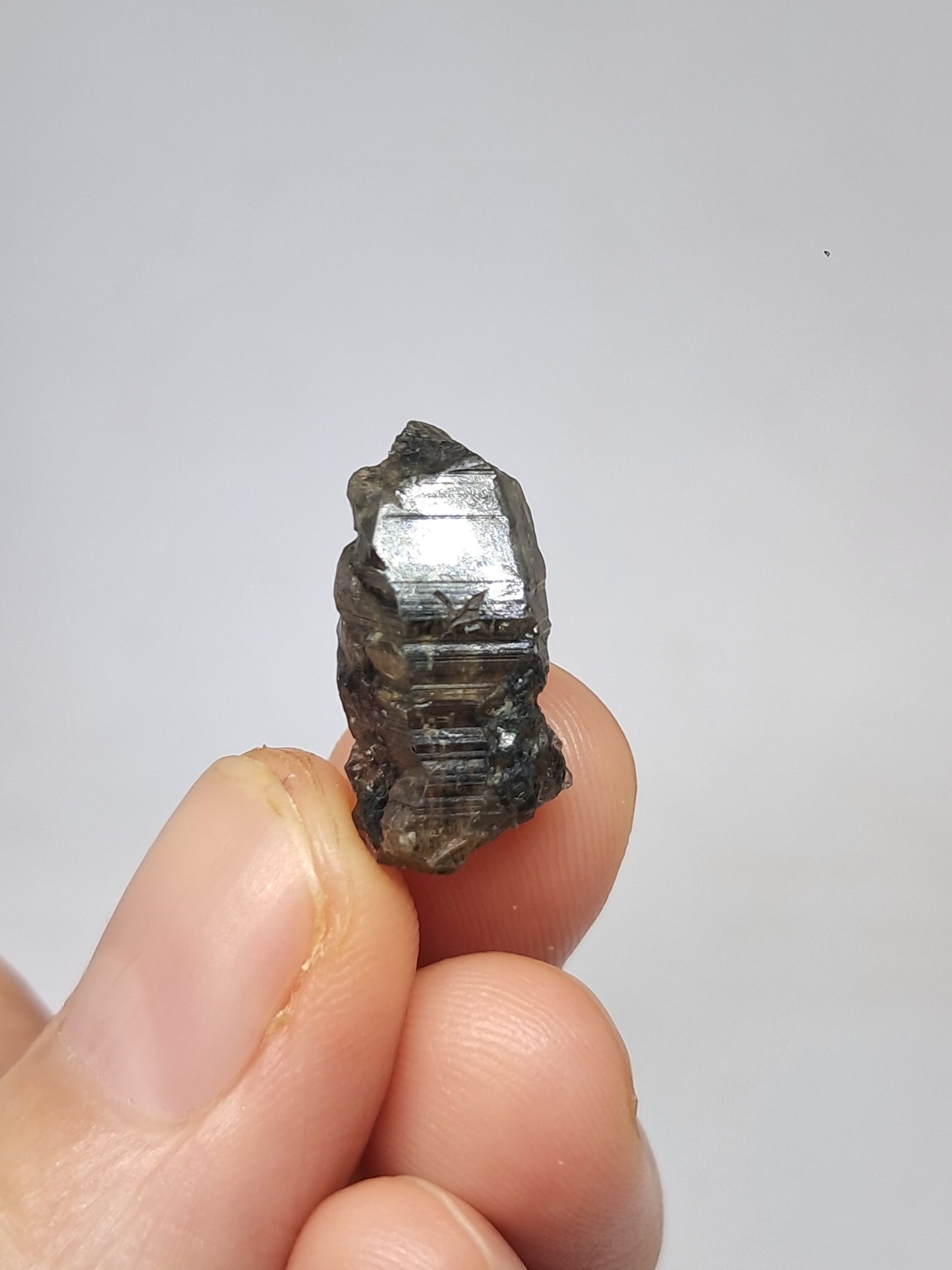 Natural Green Sapphire Crystal (Karur) Rough Stone | Mineral Specimen #SP32