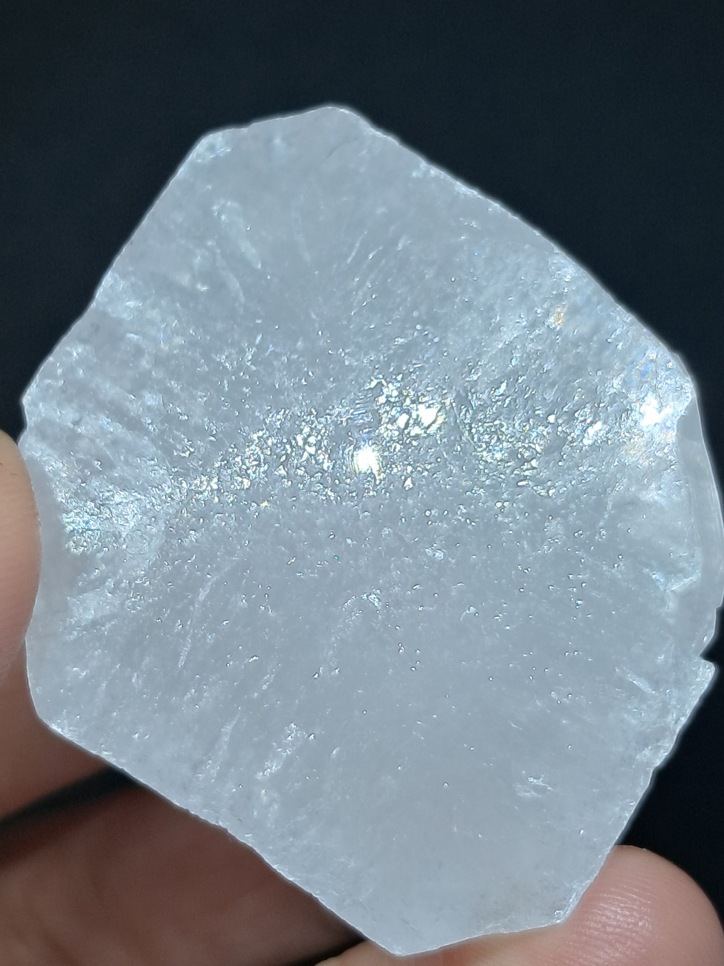 Clear Apophyllite Point w/ Multiple Terminations (Ajanta) Natural Crystal | Mineral Specimen #AP4