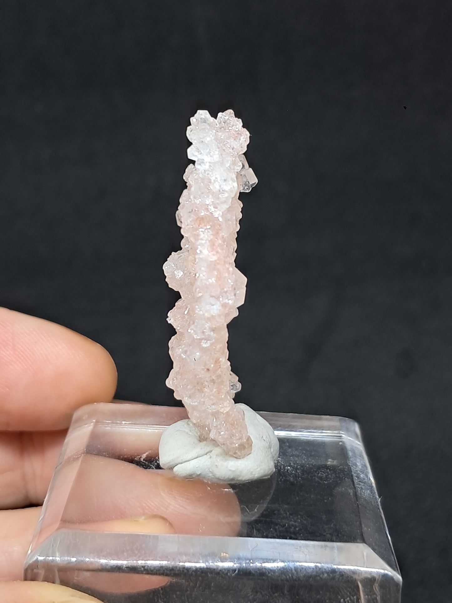 Pink Apophyllite On Quartz Floater Cluster (Ajanta) Natural Crystal | Mineral Specimen #APP4
