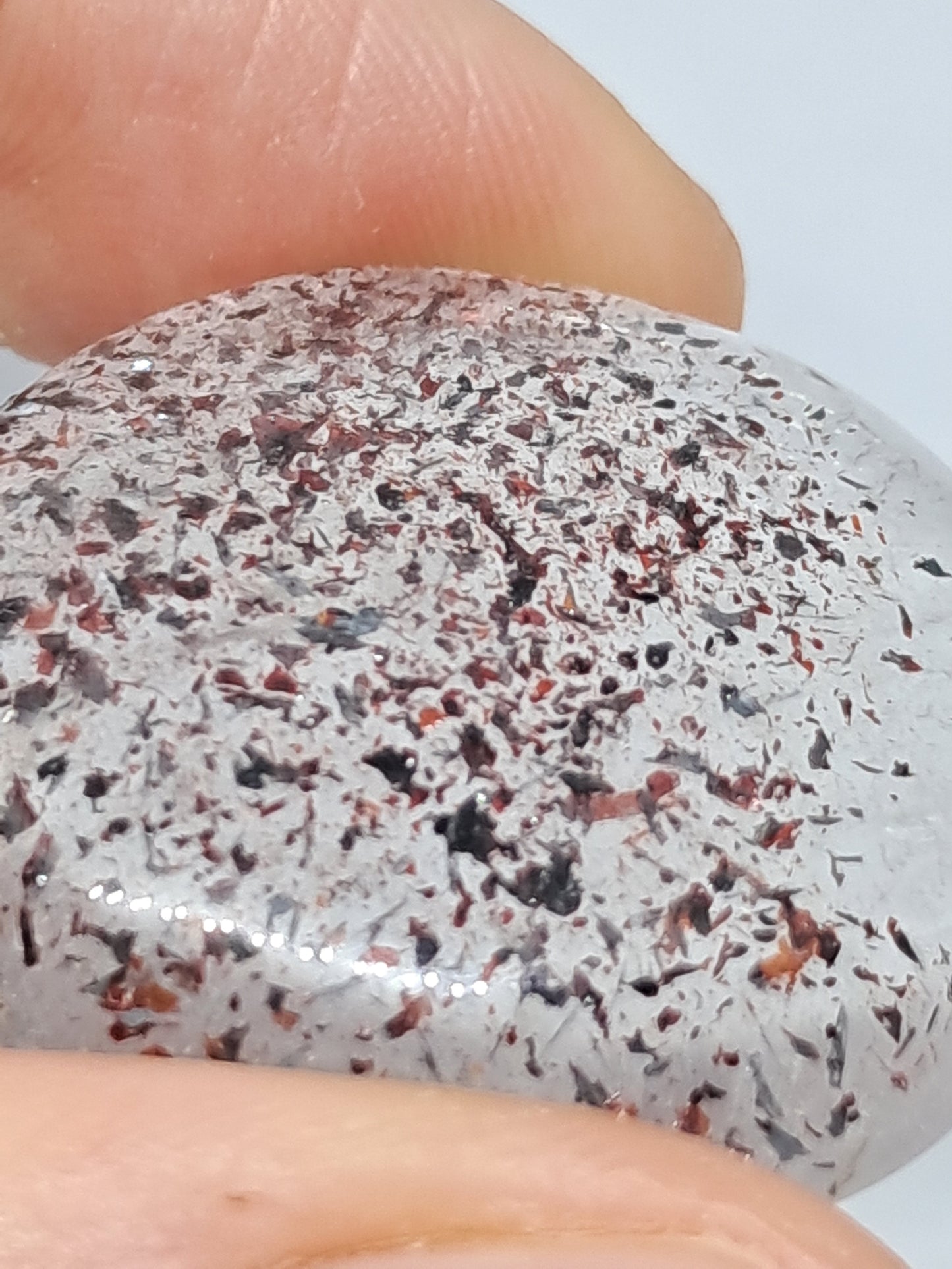 Lepidocrosite Quartz Cabochon #PQ8