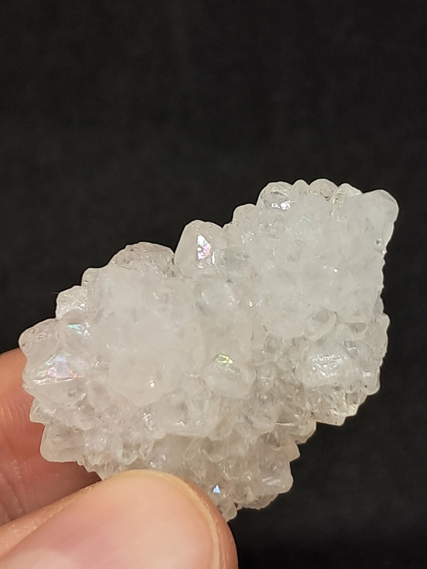 Iris Quartz Stalactite (Anandalite) (Non-precious stone) #AQ24