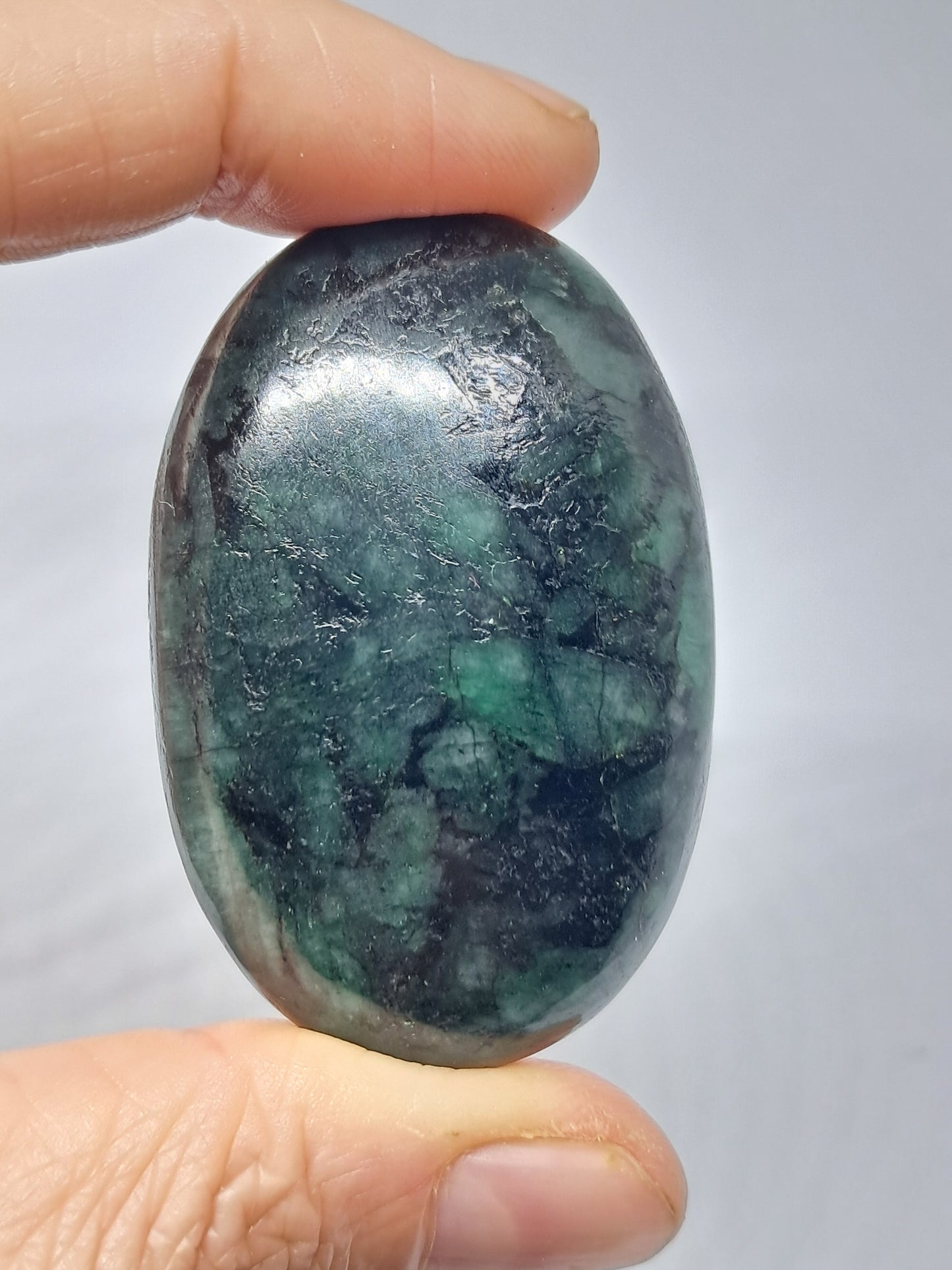 Emerald Palmstone | Polished Stone | Natural Crystal #EM1