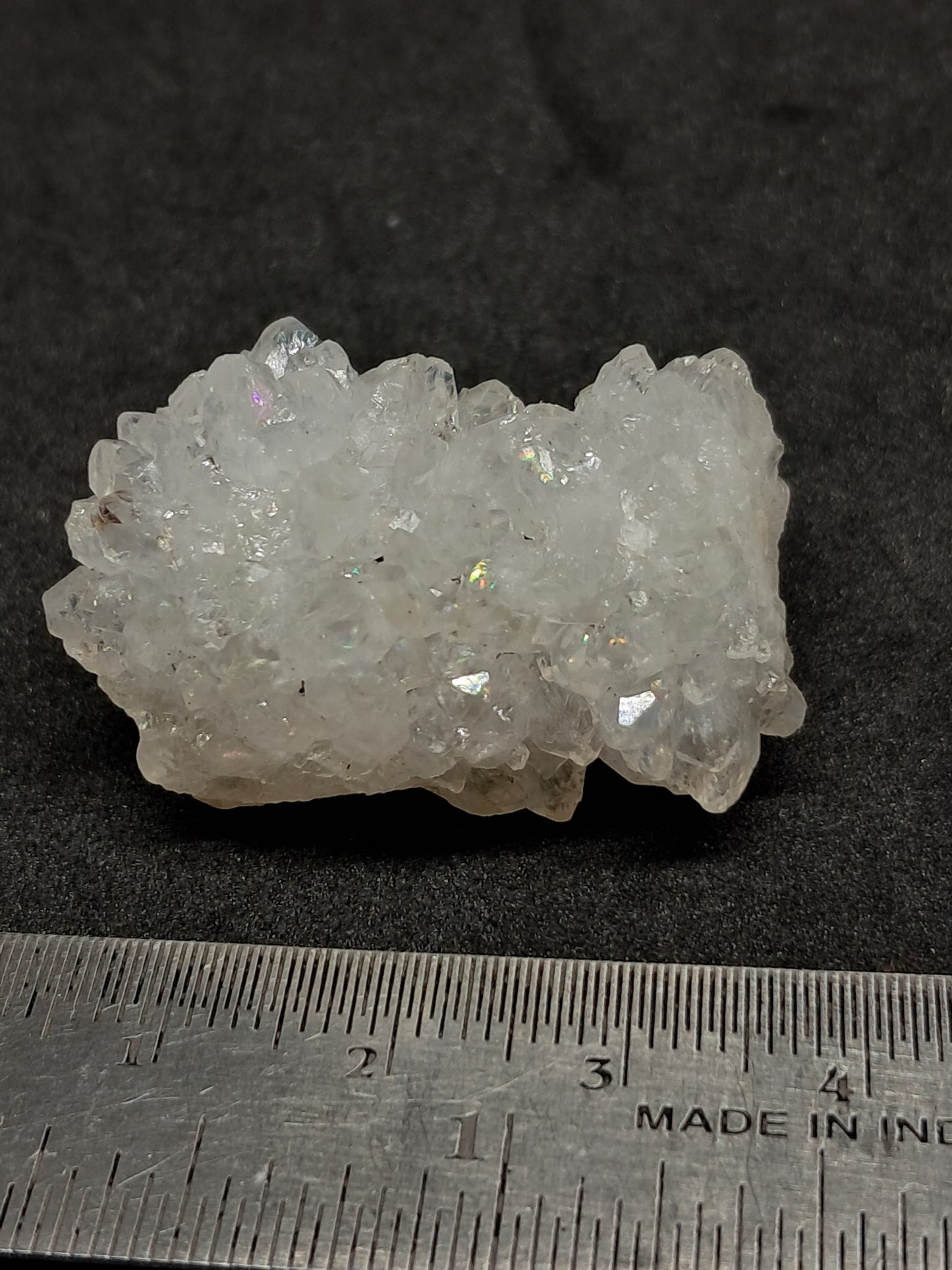 Iris Quartz Stalactite (Anandalite) *high iridiscence* (Non-precious stone) #AQ28
