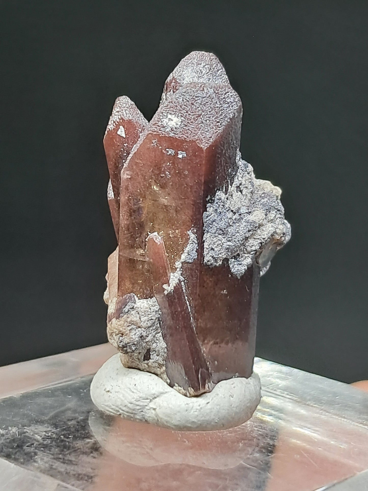 Cristal de topacio natural (México), piedra preciosa rara | Ejemplar mineral n.° TPZ20