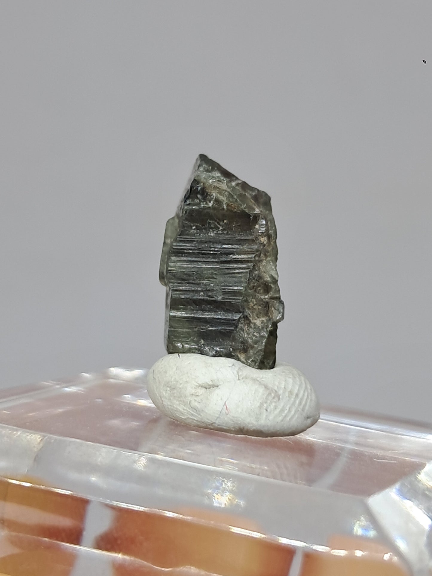 Natural Green Sapphire Crystal (Karur) Rough Stone | Mineral Specimen #SP36