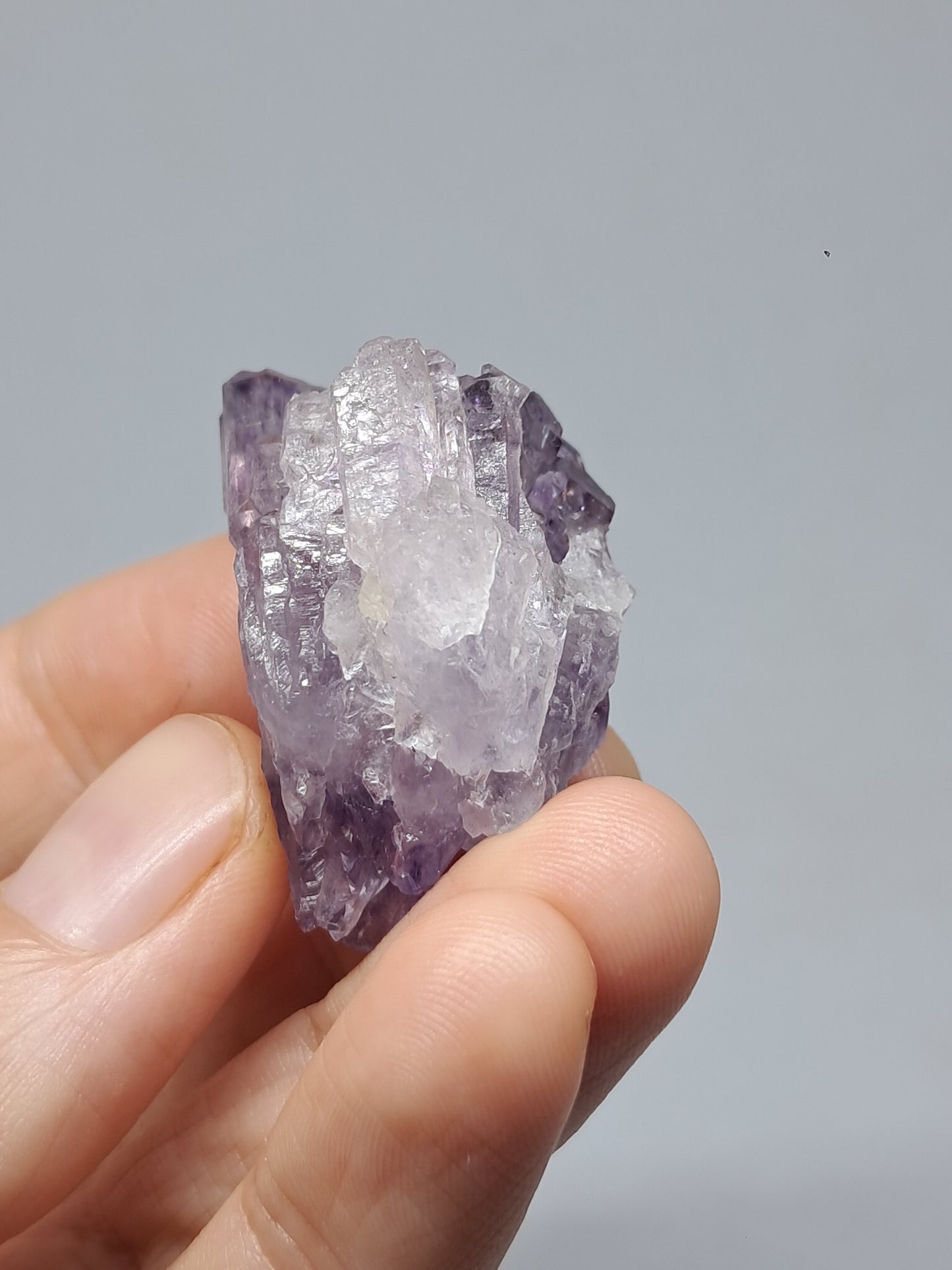 Amatista en racimo (Karur) | Cristal en bruto | Piedra natural | Ejemplar mineral n.° KA121