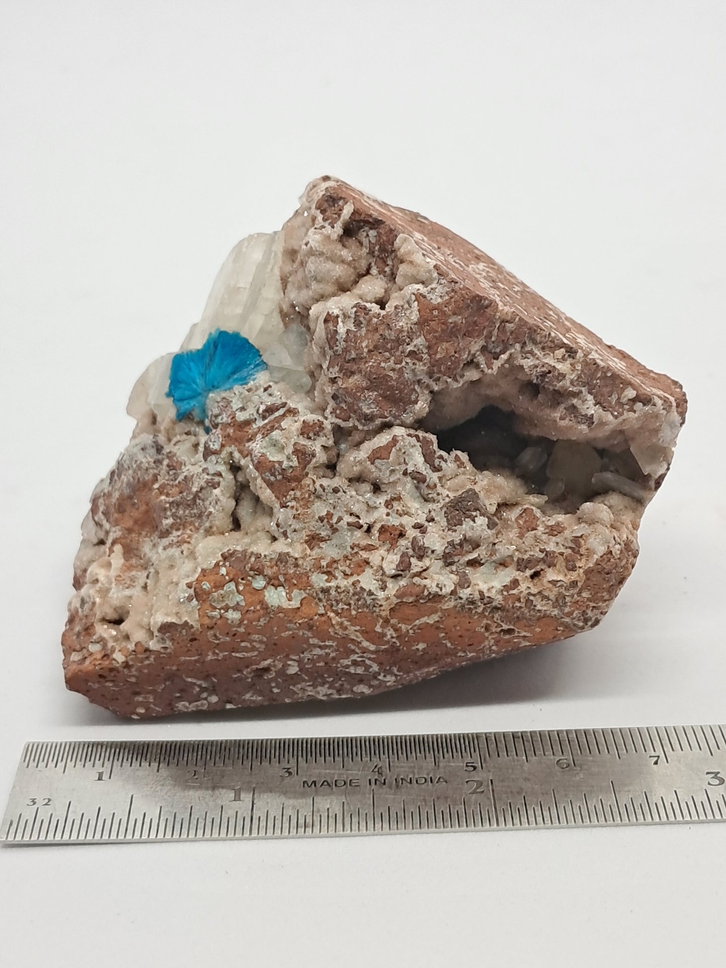 Cavansite and UV reactive Calcite on Heulandite (Non-precious) #CV28
