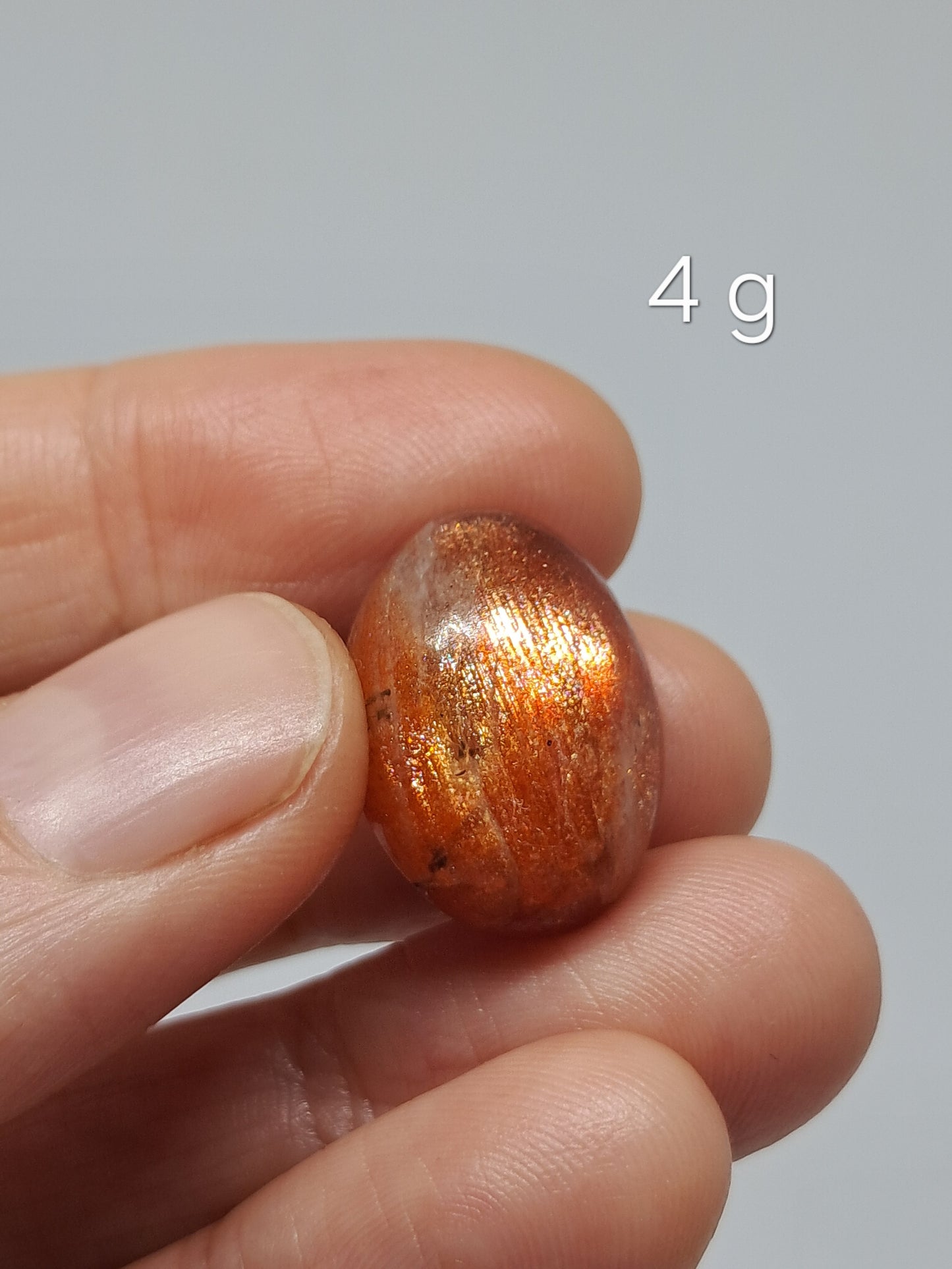 High Grade Sunstone Cabochons (Tamil Nadu) Polished Stones | Natural Crystal #PQ15