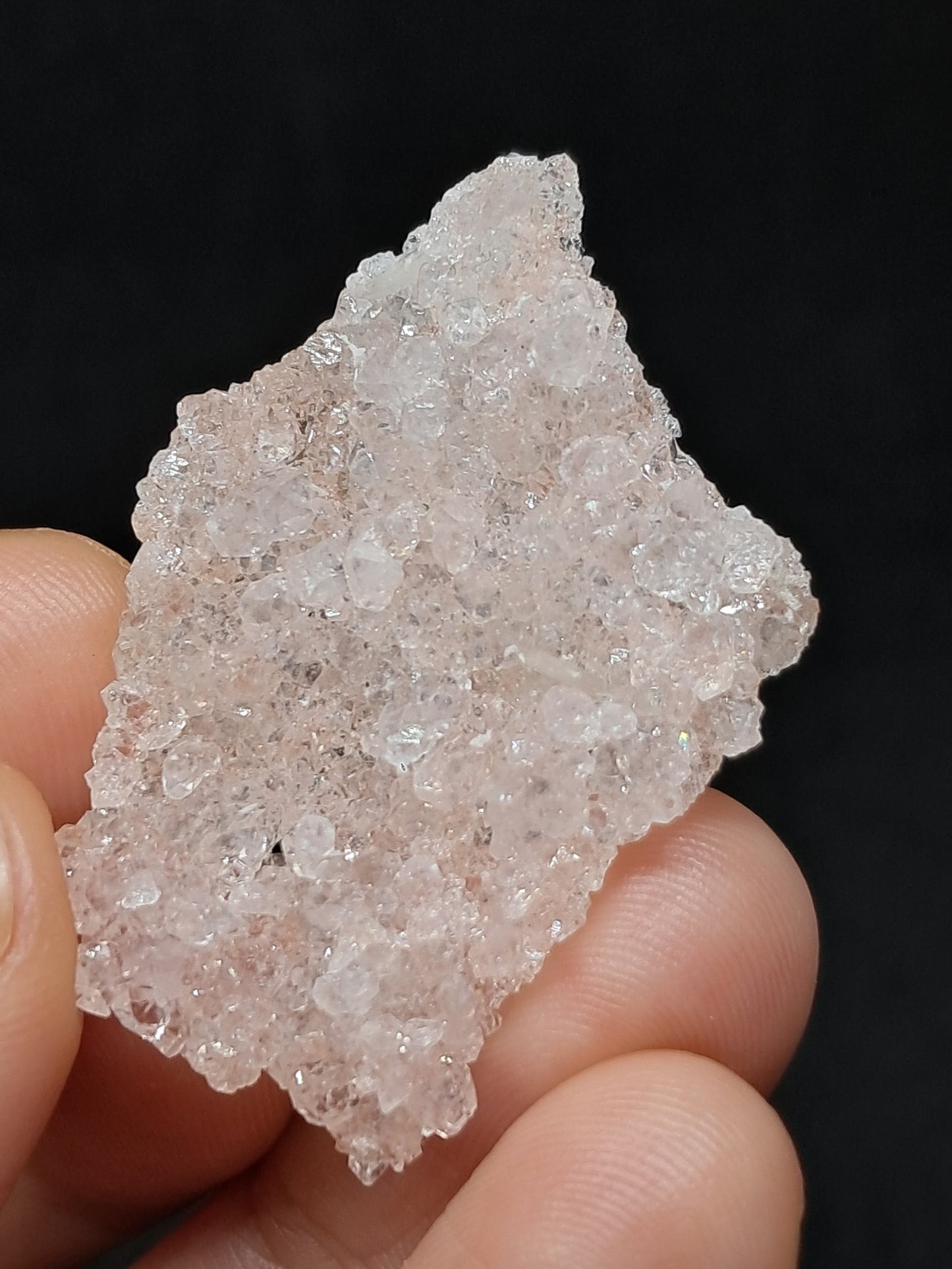 Pink Apophyllite On Quartz Floater Cluster (Ajanta) Natural Crystal | Mineral Specimen #APP4