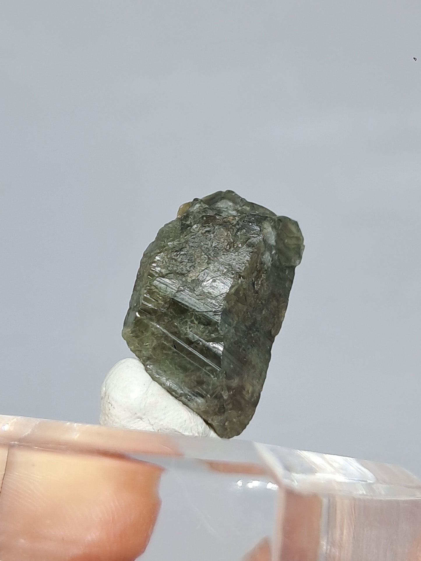 Natural Greenish-Blue *Teal* Sapphire Crystal (Karur) Rough Stone | Mineral Specimen #SP21