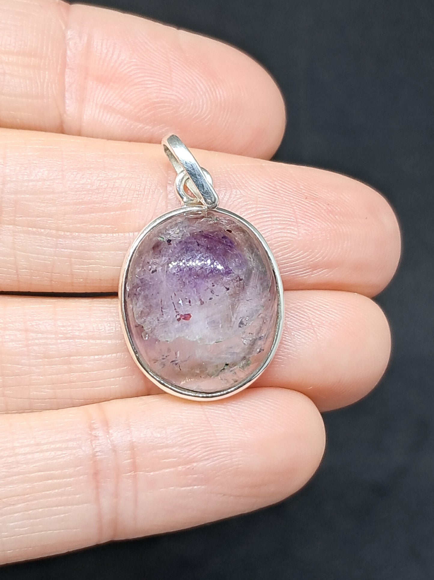 Amethyst Super Seven Silver Pendant | Jewelry | Necklace