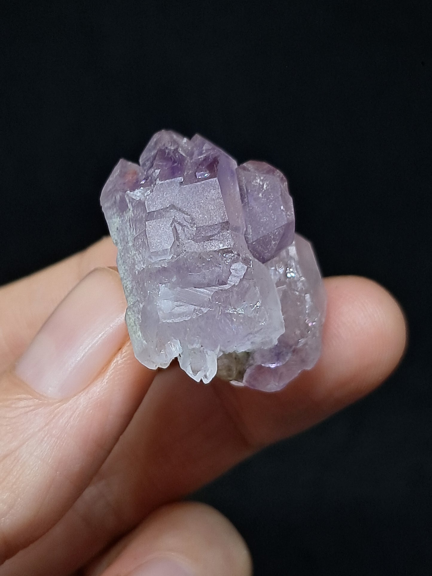 Amatista en racimo (Karur) | Cristal en bruto | Piedra natural | Ejemplar mineral n.° KA126