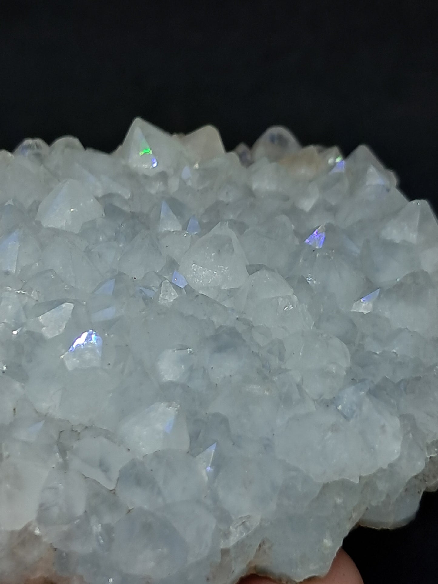 Iris Quartz (Anandalite) *high iridiscence* (Non-precious stone) #AQ14