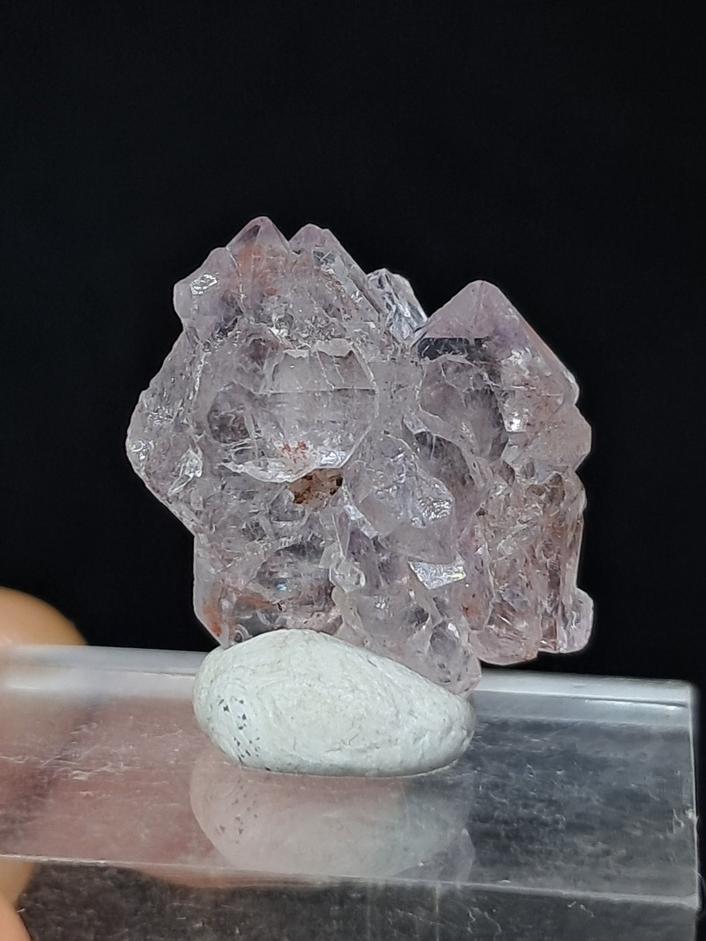 Amatista "Super Seven" Elestial (Karur) | Cristal en bruto | Piedra natural | Ejemplar mineral n.° KA108