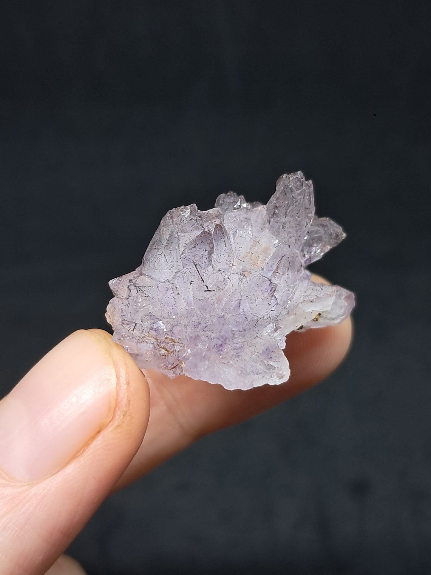 Amatista Elestial Super Seven (Karur) | Cristal en bruto | Piedra natural | Ejemplar mineral n.° KA110