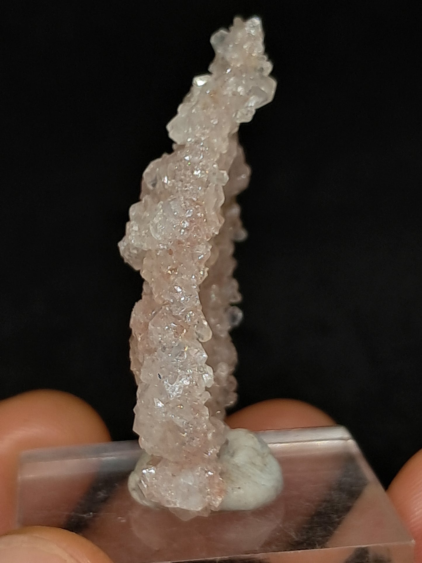 Pink Apophyllite On Quartz Floater Cluster (Ajanta) Natural Crystal | Mineral Specimen #APP1