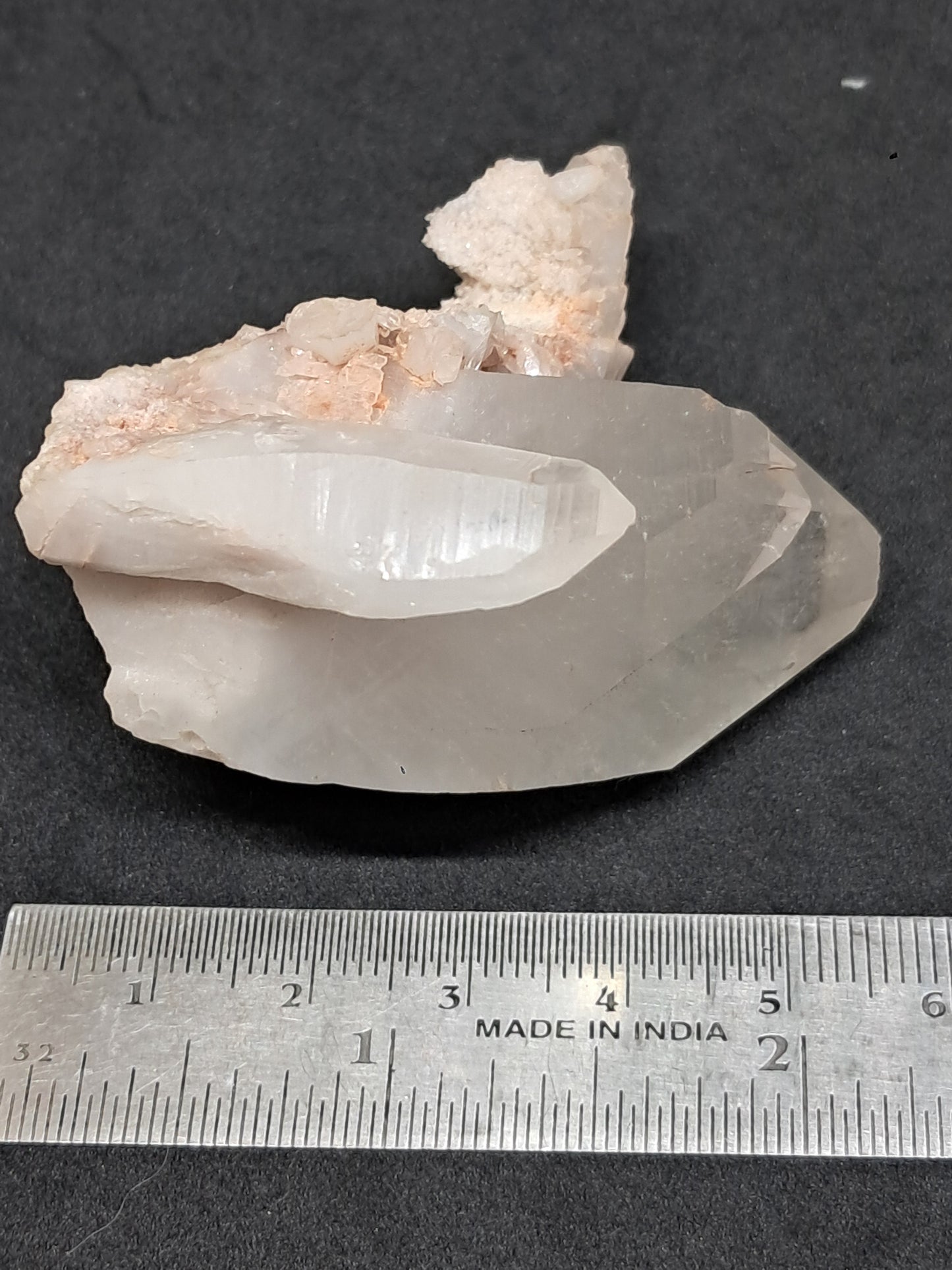 Quartz Cluster with White Chlorite (Himachal Pradesh) | Natural Stone | Crystal #CH43