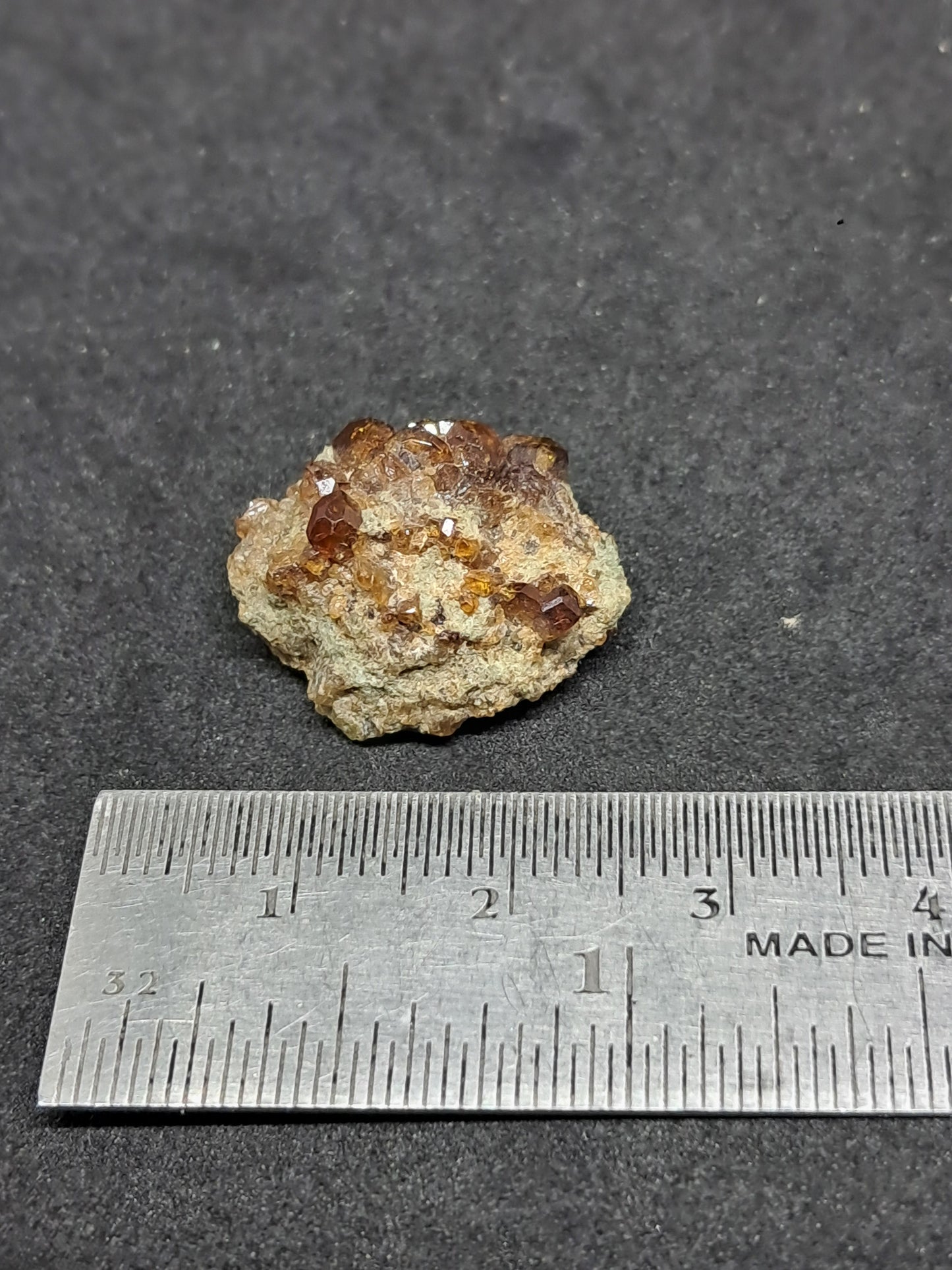 Cúmulo de granate marrón (México) | Cristal en bruto | Ejemplar mineral n.° GR9