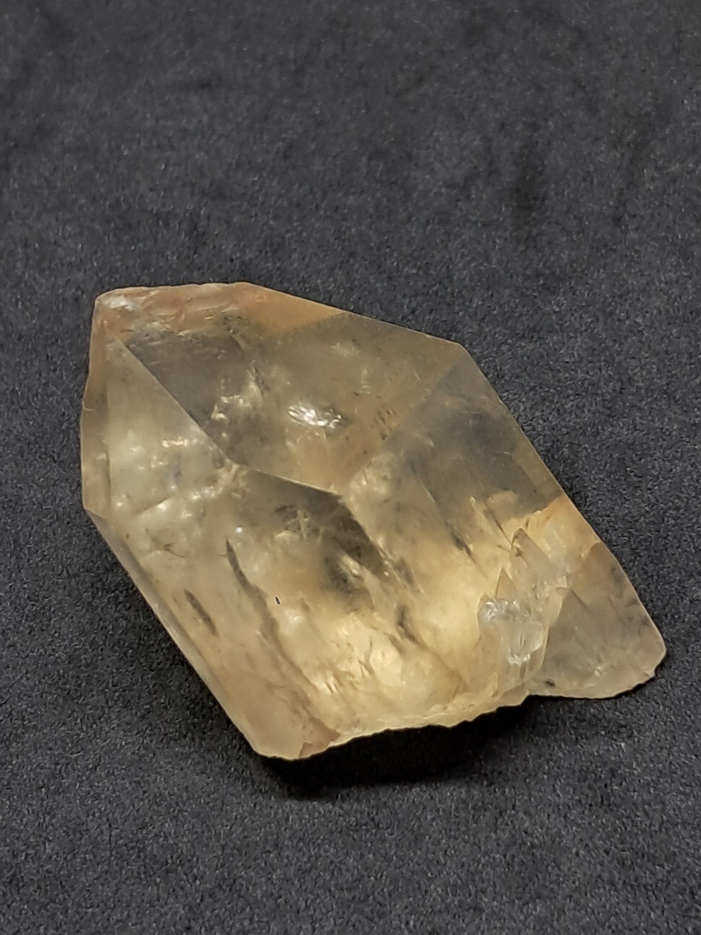 Natural Citrine "Kundalini" (Democratic Republic of Congo) Crystal Point | Mineral Specimen #CTN23