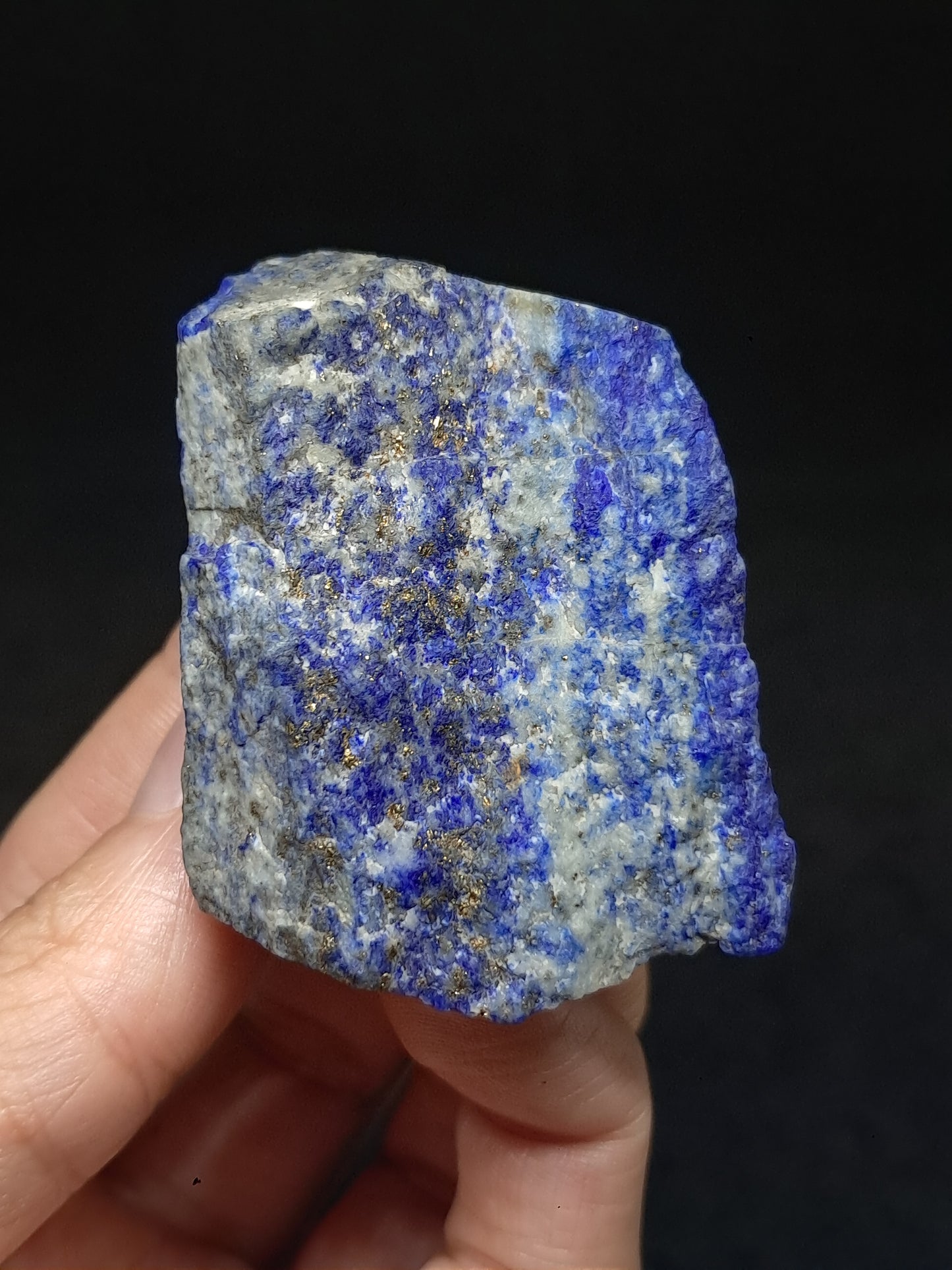 Slice of Lapislazuli (Afghanistan) Rough Natural Stone #LZ3
