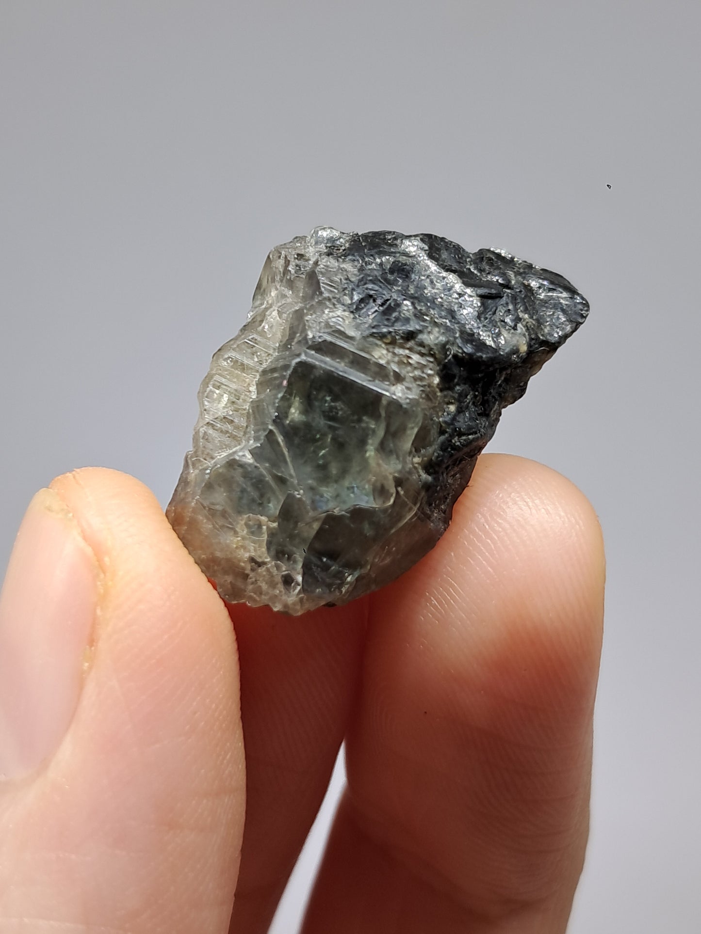 Natural Green Sapphire Crystal (Karur) Rough Stone | Mineral Specimen #SP31