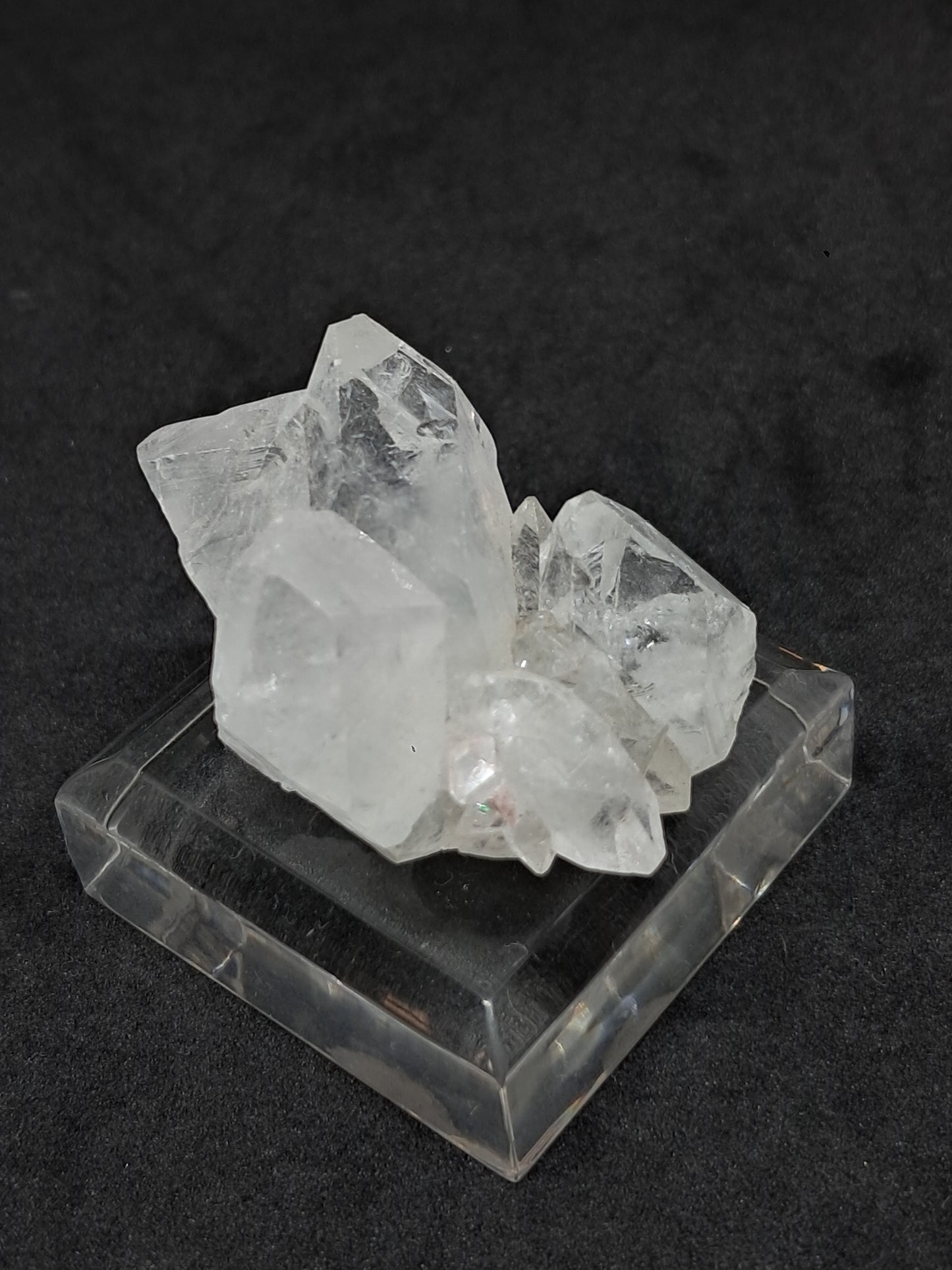 Clear Apophyllite Cluster (Ajanta) Natural Crystal | Mineral Specimen #AP49