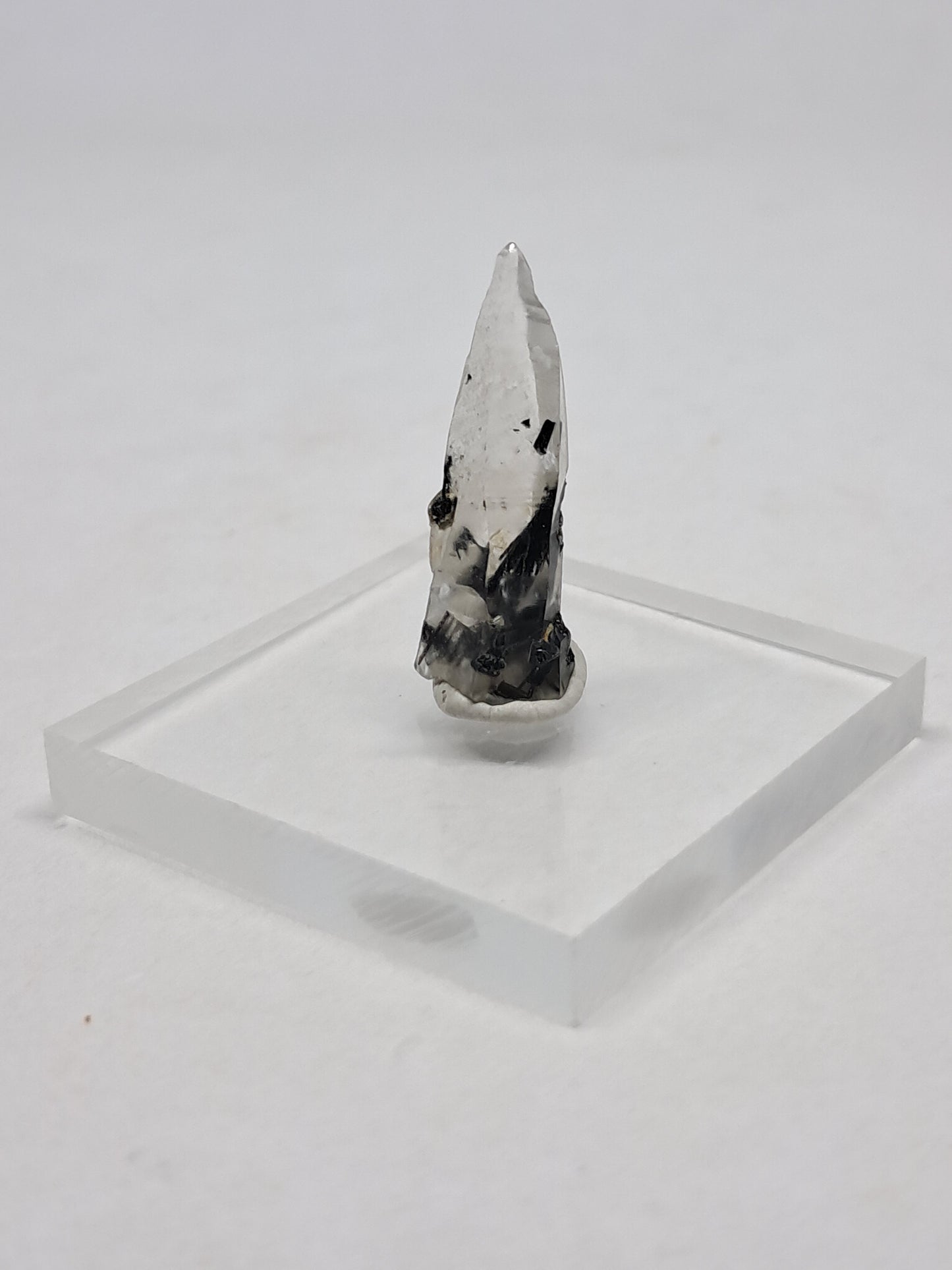 Tourmalinated Quartz Crystal Point (Non-precious stone) #TQ25