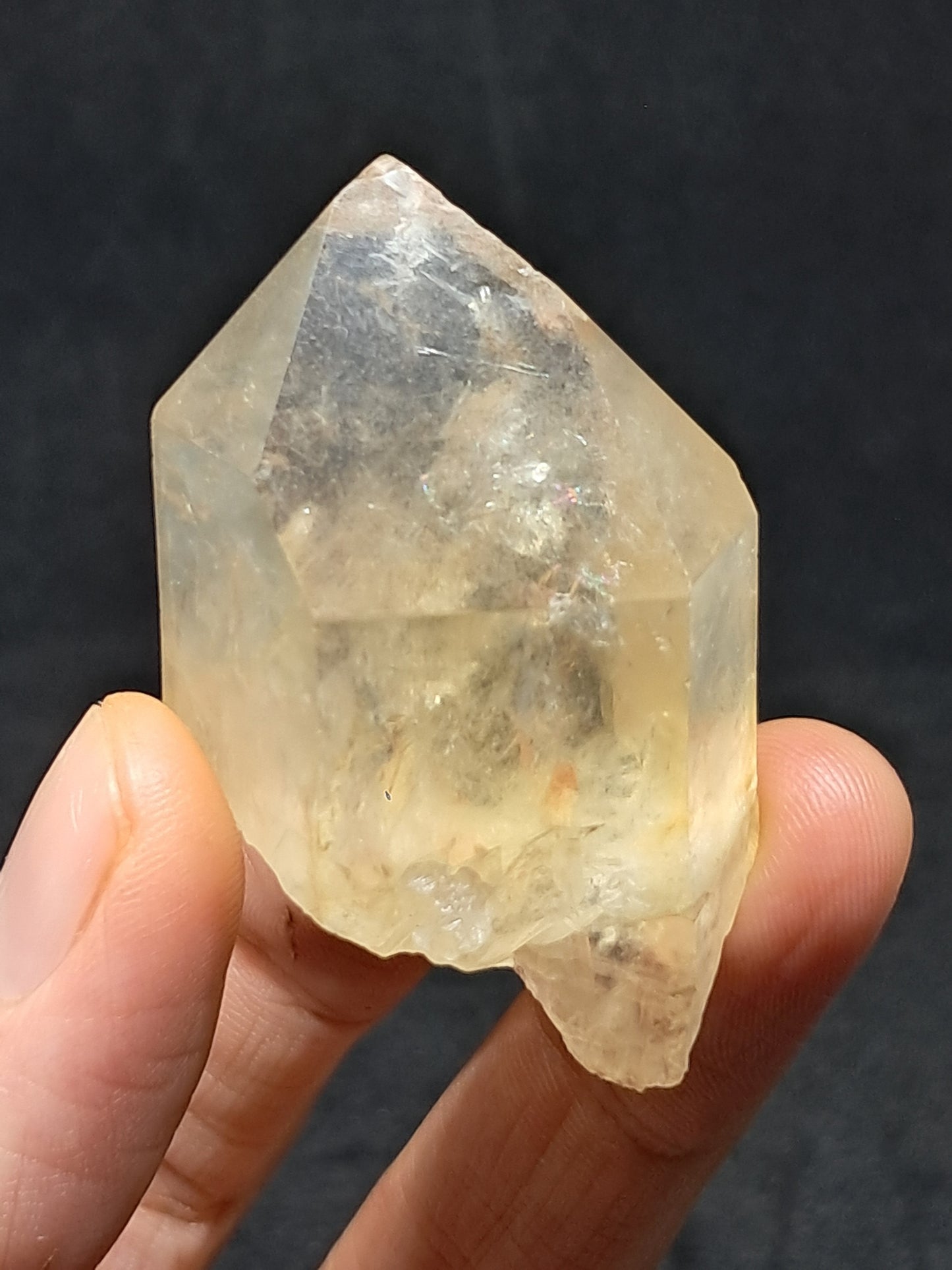 Natural Citrine "Kundalini" (Democratic Republic of Congo) Crystal Point | Mineral Specimen #CTN23