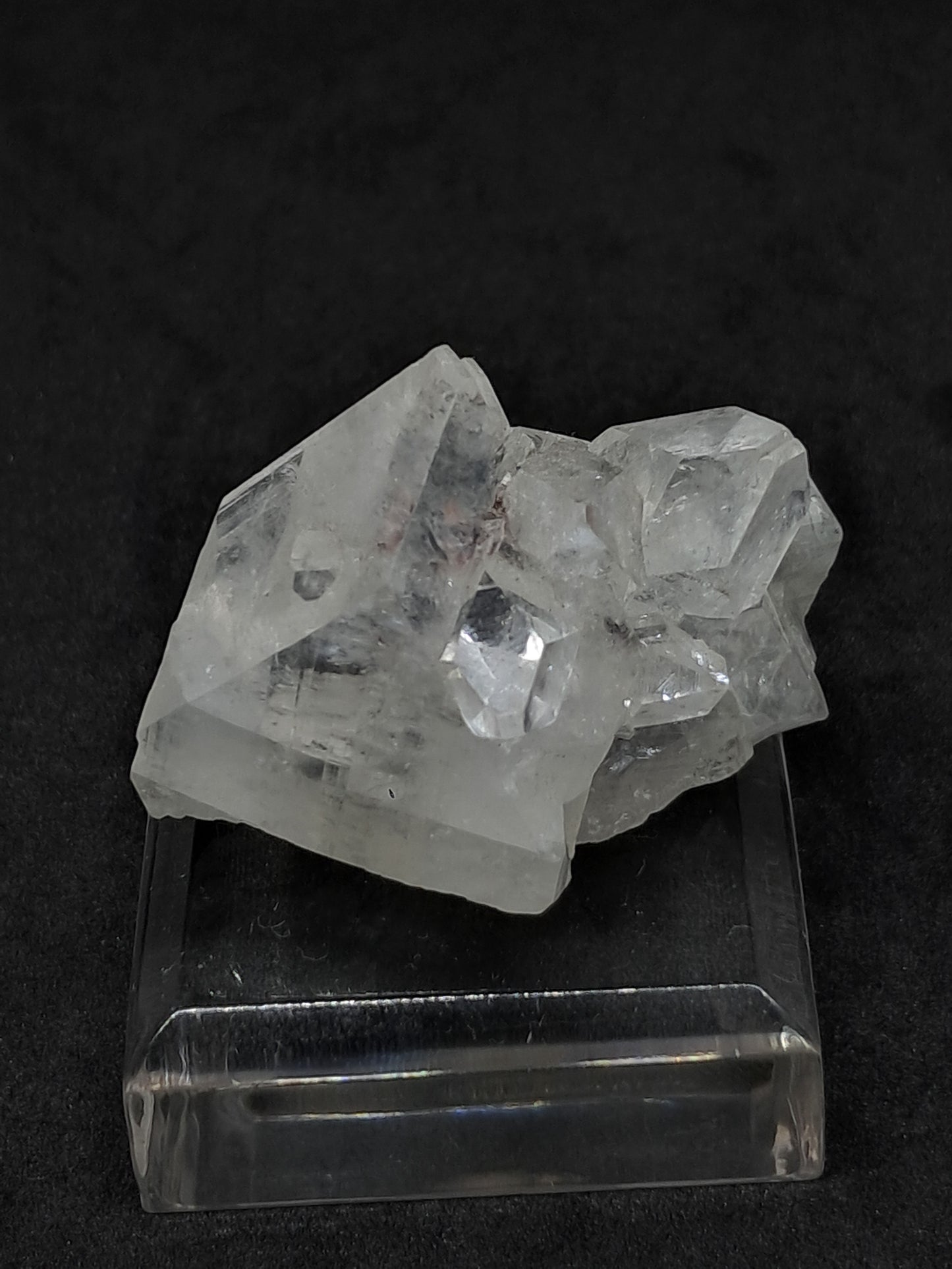 Clear Apophyllite Cluster (Ajanta) Natural Crystal | Mineral Specimen #AP51