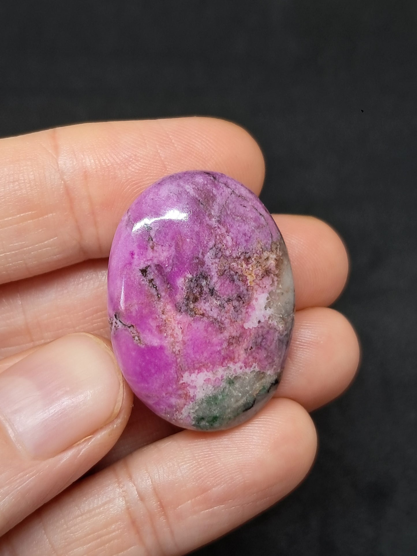 Cobaltoan Calcite Palmstone | Polished Natural Stone