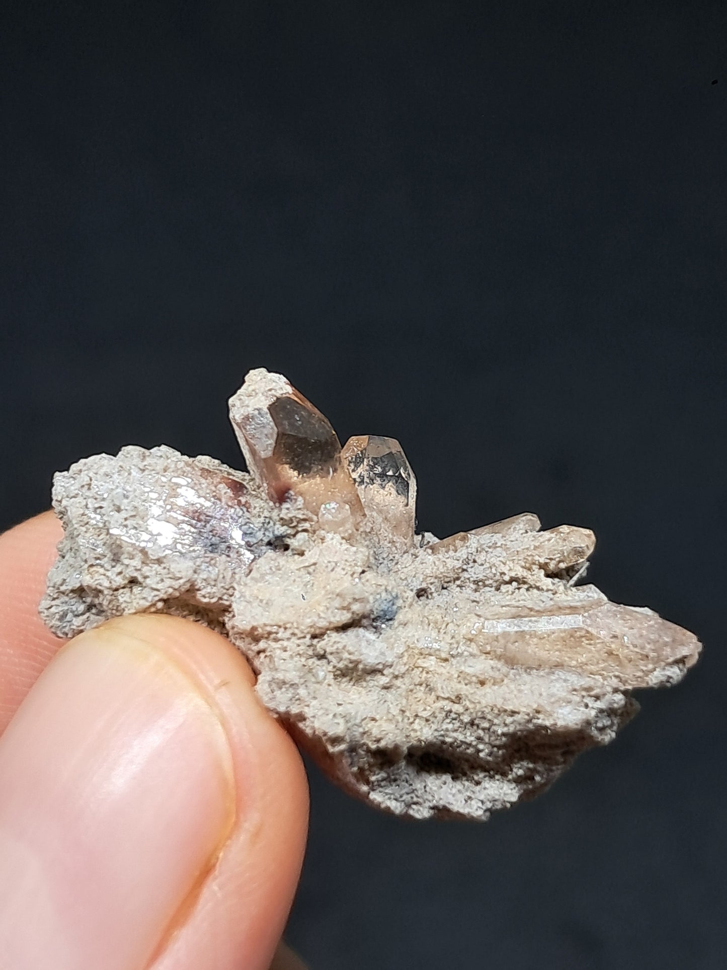 Natural Topaz Crystals on Matrix (Mexico) Rare Gemstone | Mineral Specimen #TPZ10