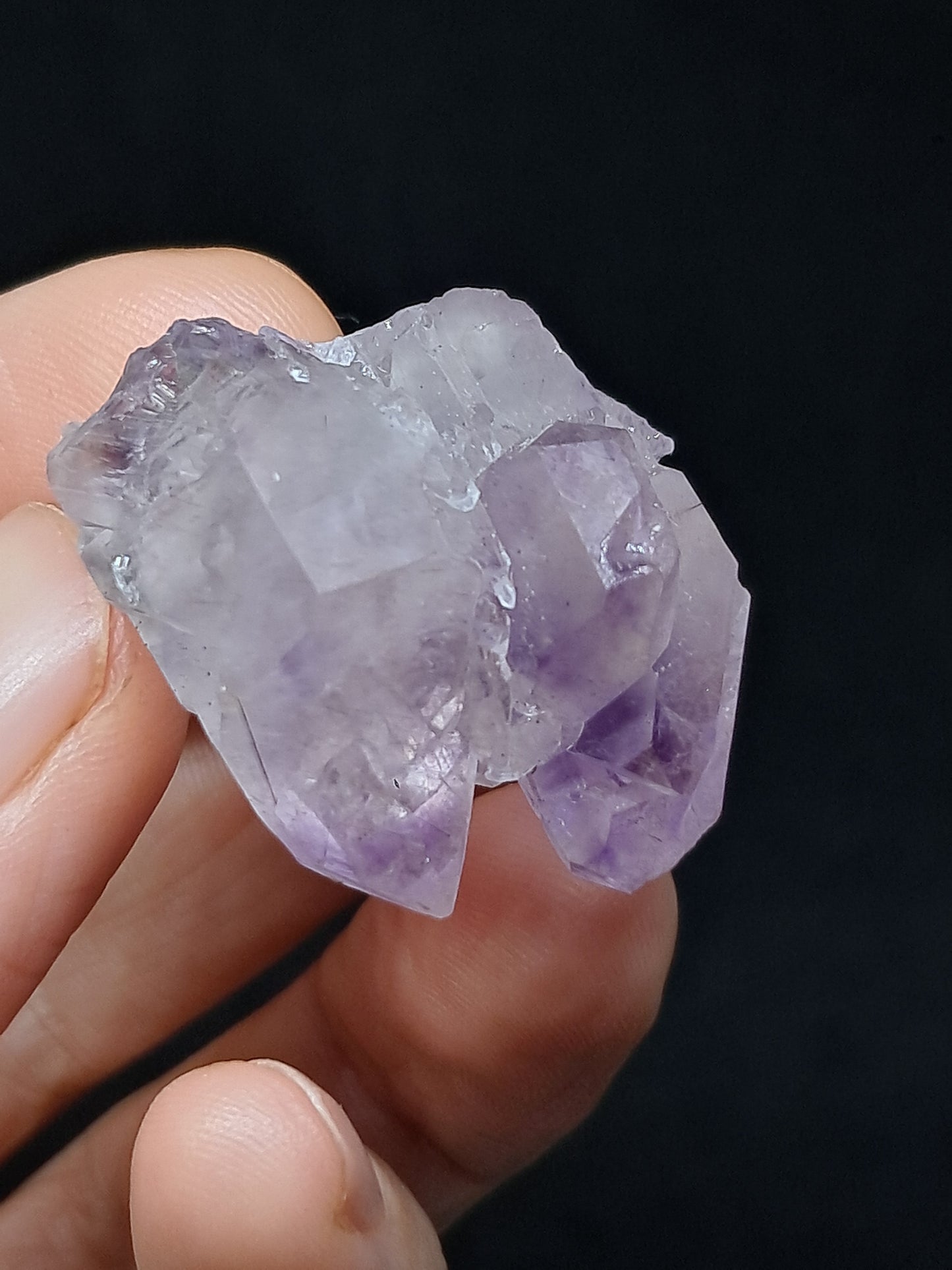 Amatista en racimo (Karur) | Cristal en bruto | Piedra natural | Ejemplar mineral n.° KA126