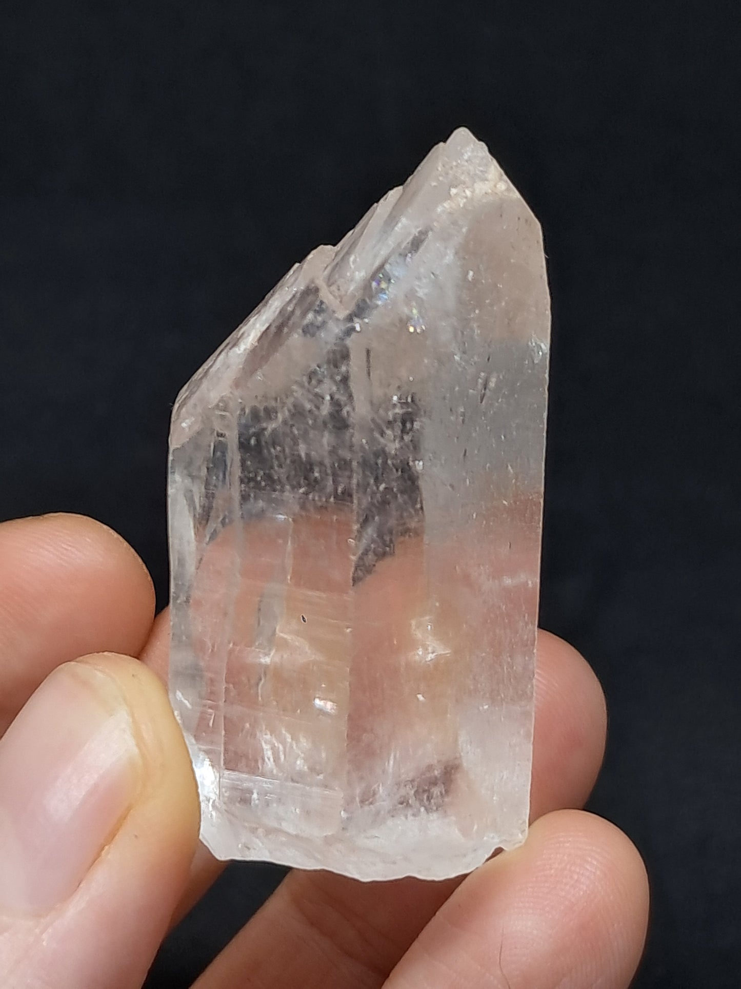 Himalayan Quartz Self-healed Crystal (Himachal Pradesh) | Mineral Specimen #CH39