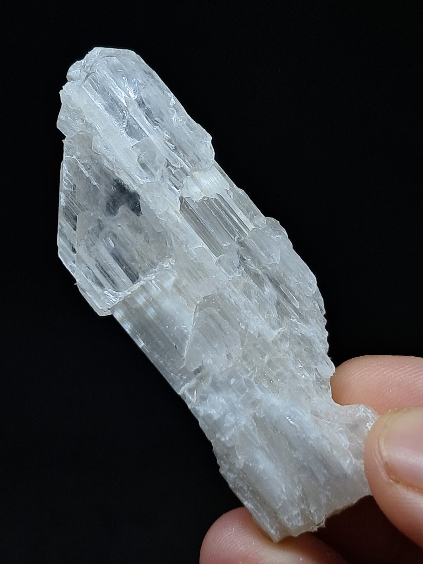 Satin Spar *Selenite* (India) Fibrous Gypsum | Mineral Specimen | Rough Crystal #SE4