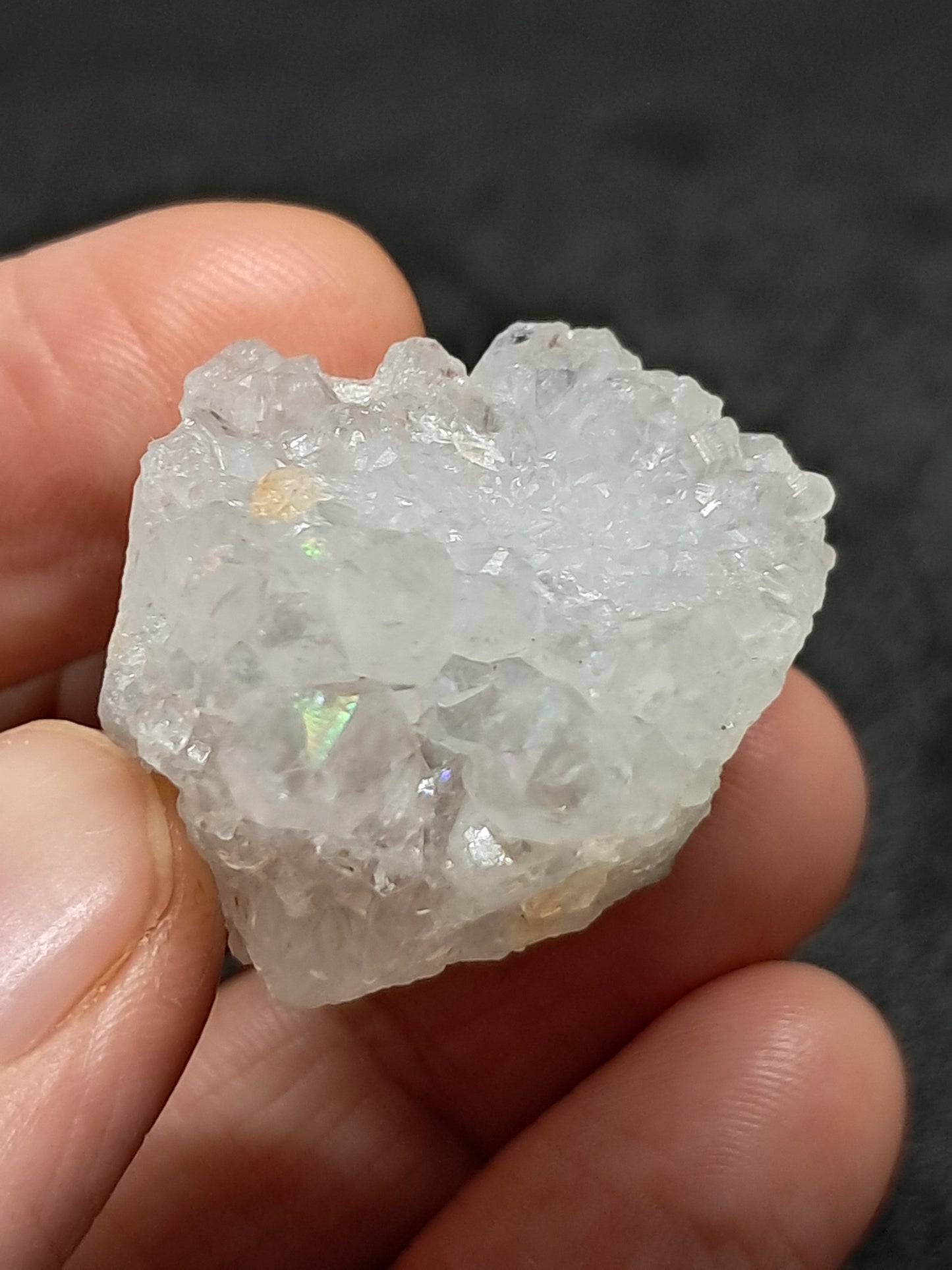 Iris Quartz Stalactite (Anandalite) (Non-precious stone) #AQ26
