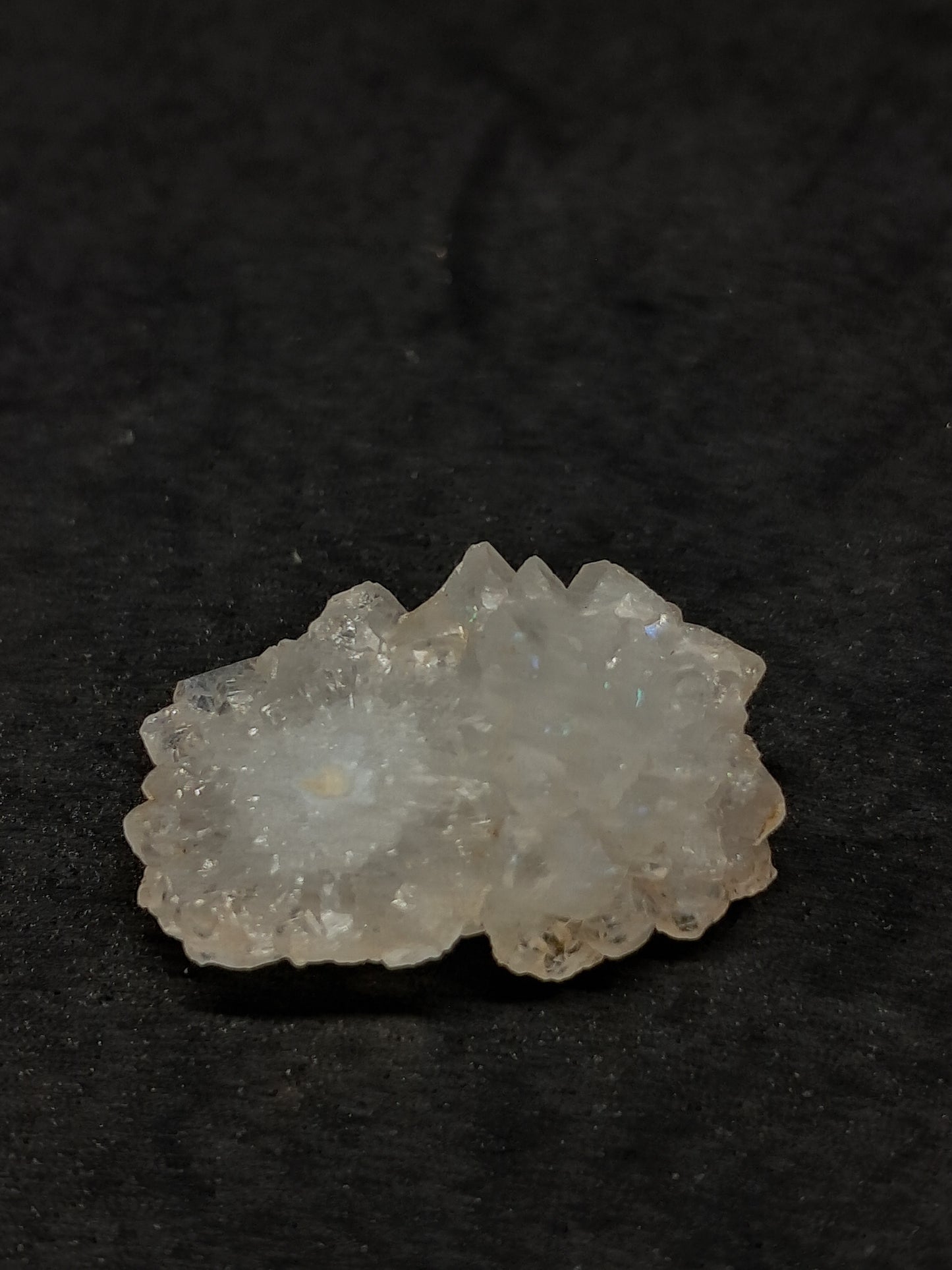 Iris Quartz Stalactite (Anandalite) *high iridiscence* (Non-precious stone) #AQ21