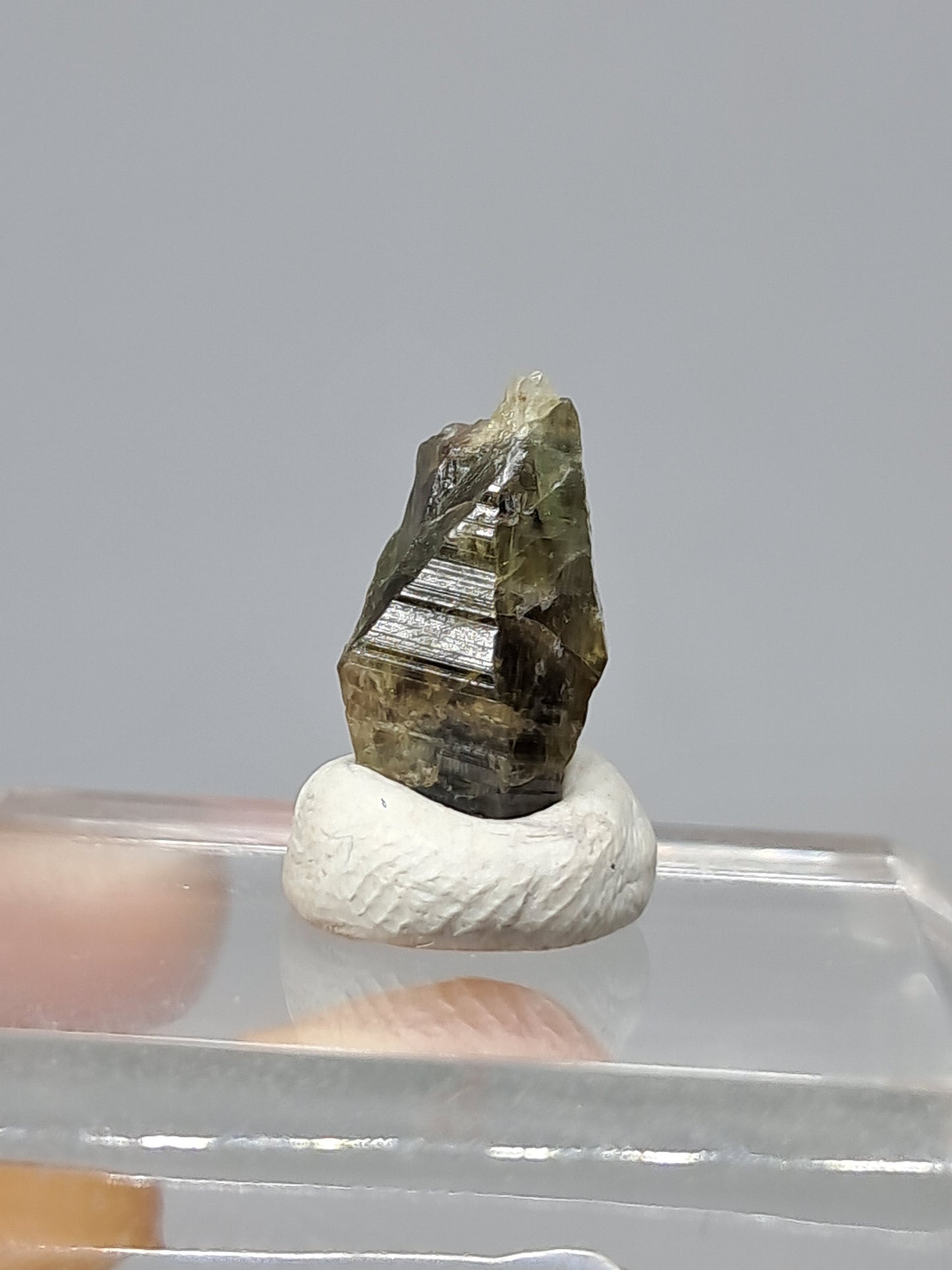 Natural Green Sapphire Crystal (Karur) Rough Stone | Mineral Specimen #SP30