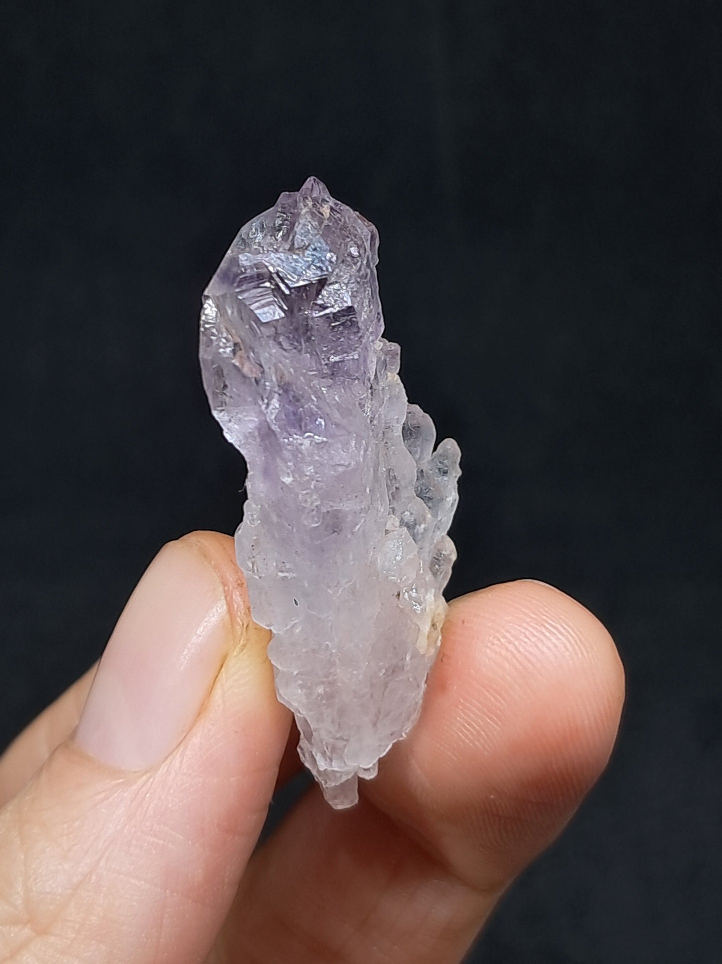 Amatista Elestial (Karur) | Cristal en bruto | Piedra Natural | Espécimen mineral #KA134