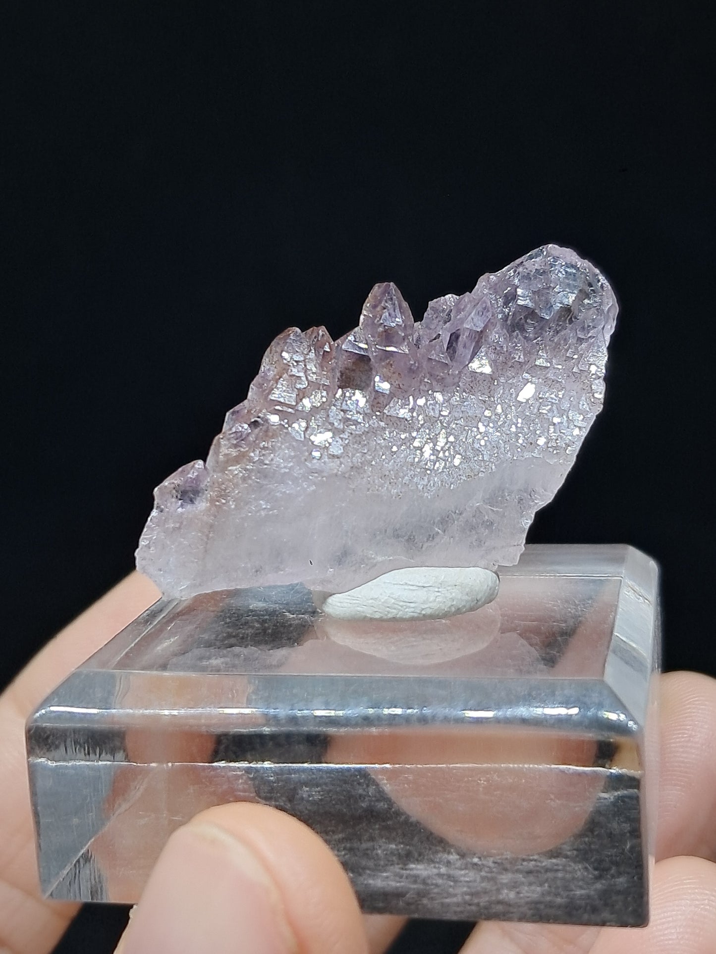 Elestial Amethyst w/ "Super Seven" inclusions (Karur) Crystal Cluster | Natural Stone | Mineral Specimen #KA88