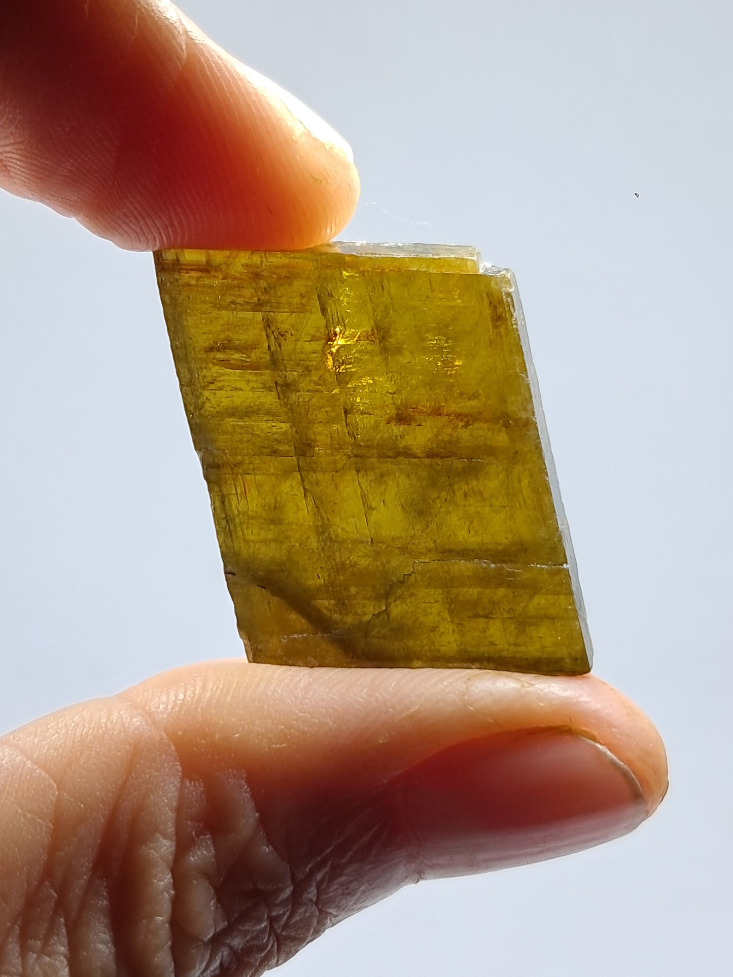 Honey Calcite (India) Rough Crystal | Natural Stone | Mineral Specimen #CA12