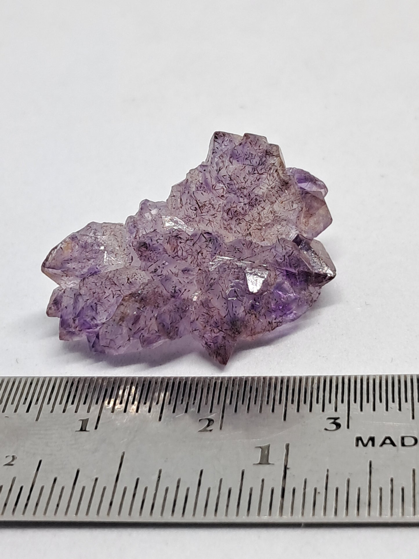 Amethyst Scepter Cluster w/ Goethite (Karur) Crystal Cluster | Natural Stone | Mineral Specimen #KA47