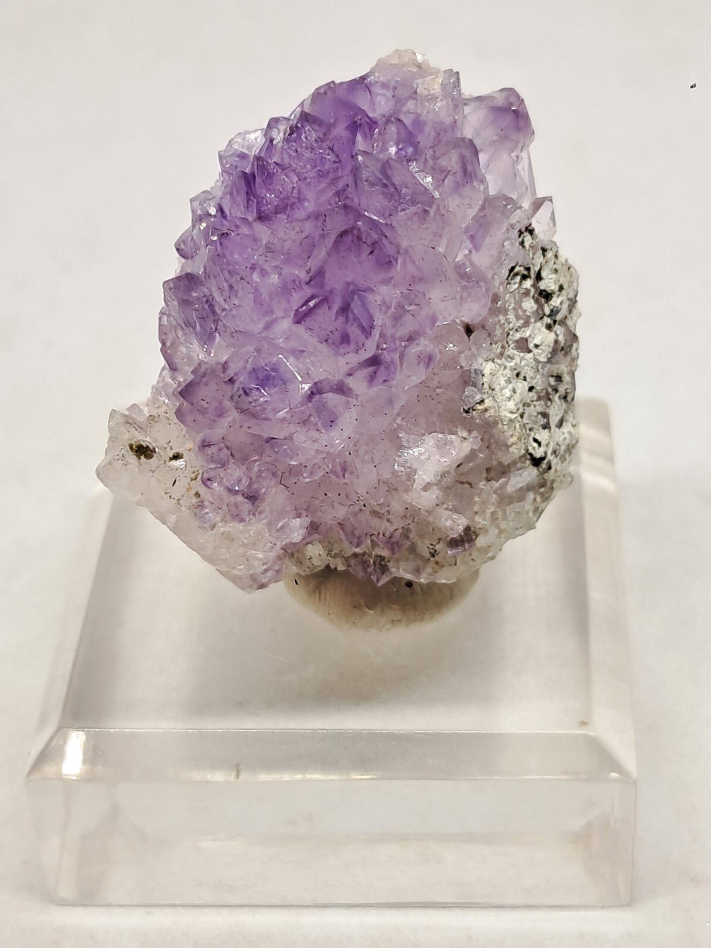 Amatista Elestial en Matriz (Karur) | Piedra Natural | Ejemplar Mineral #KA94