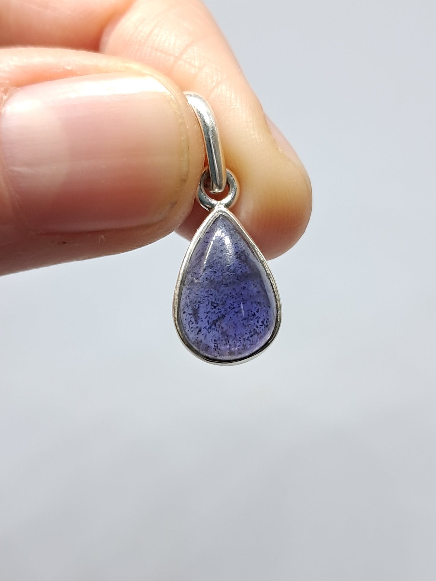 Iolite XS Silver Pendant
