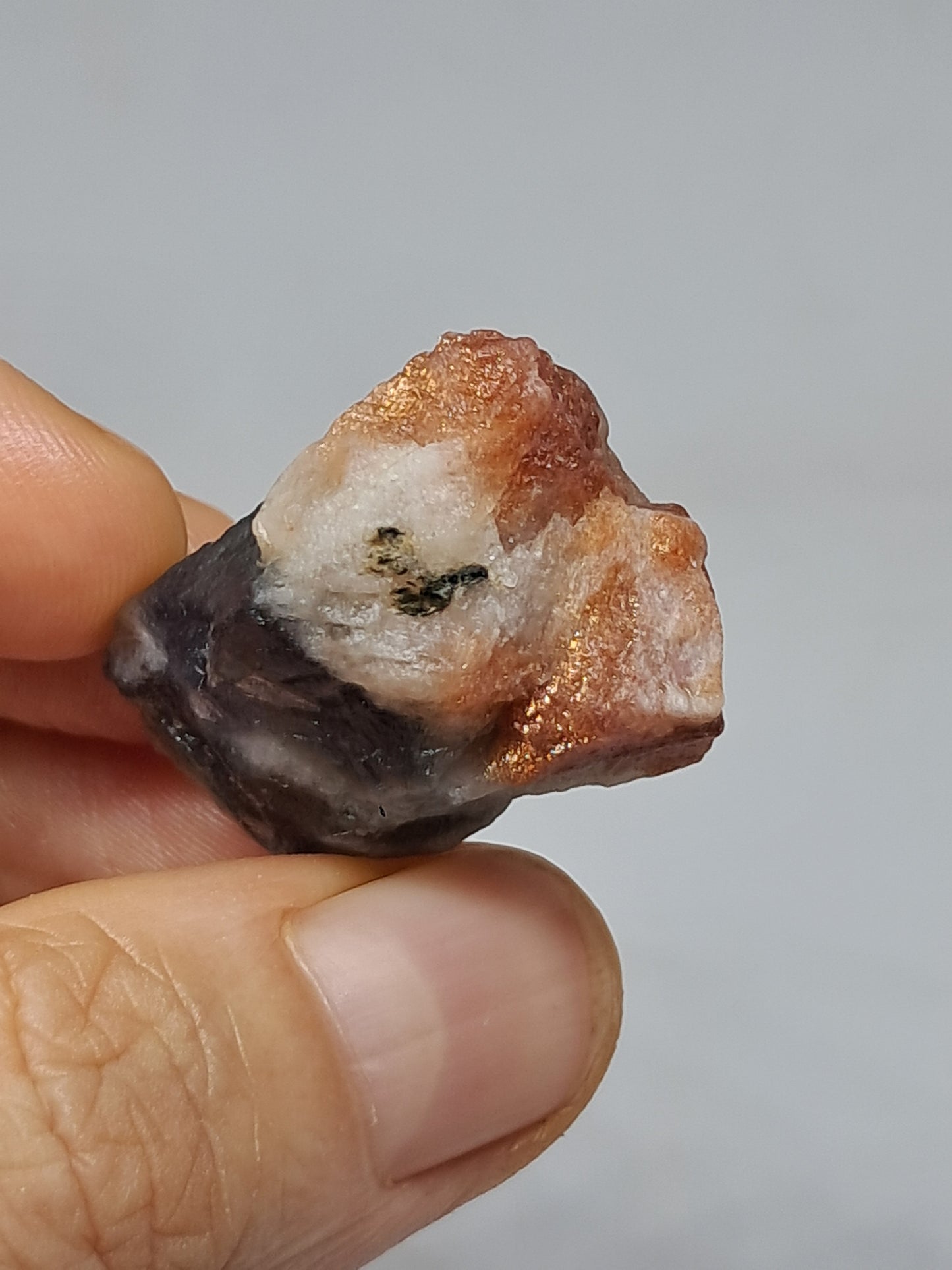 Sunstone w/ Iolite (Tamil Nadu) Rough Stone | Natural Crystal | Mineral Specimen #SI18