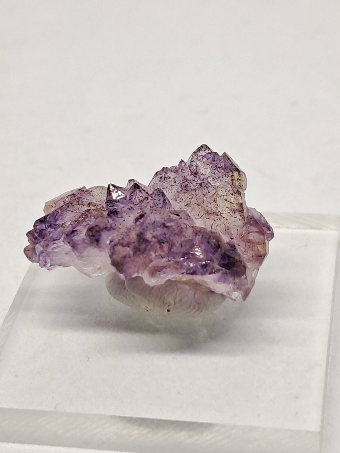 Amethyst Scepter Cluster w/ Goethite (Karur) Crystal Cluster | Natural Stone | Mineral Specimen #KA47