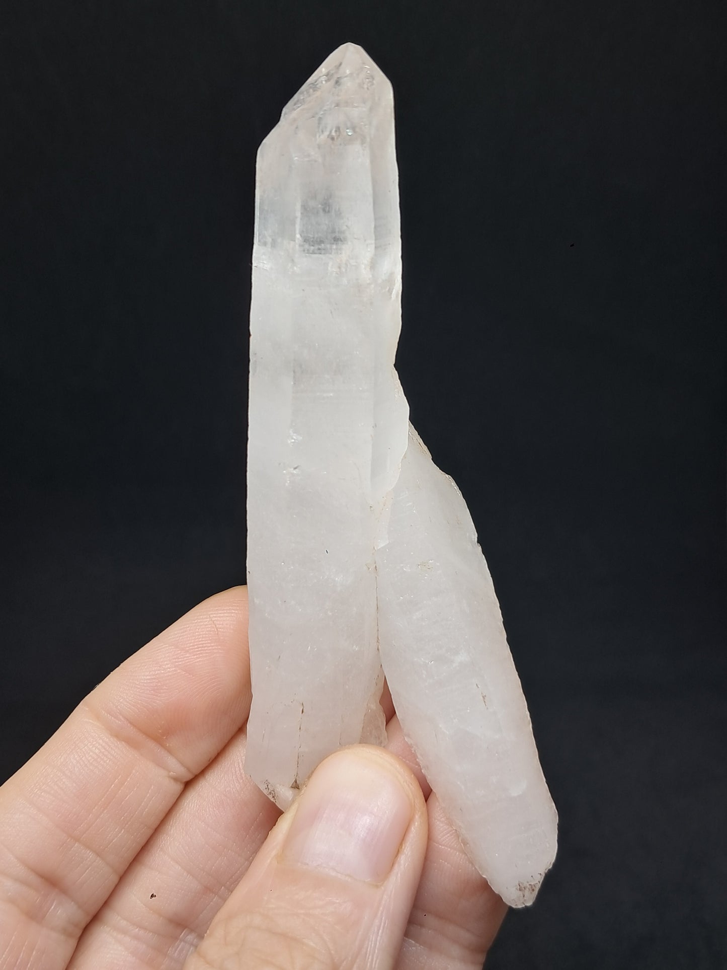 Himalayan Quartz Self-healed Crystal Point | Natural Crystal | Rough Stone | Mineral Specimen #CH46